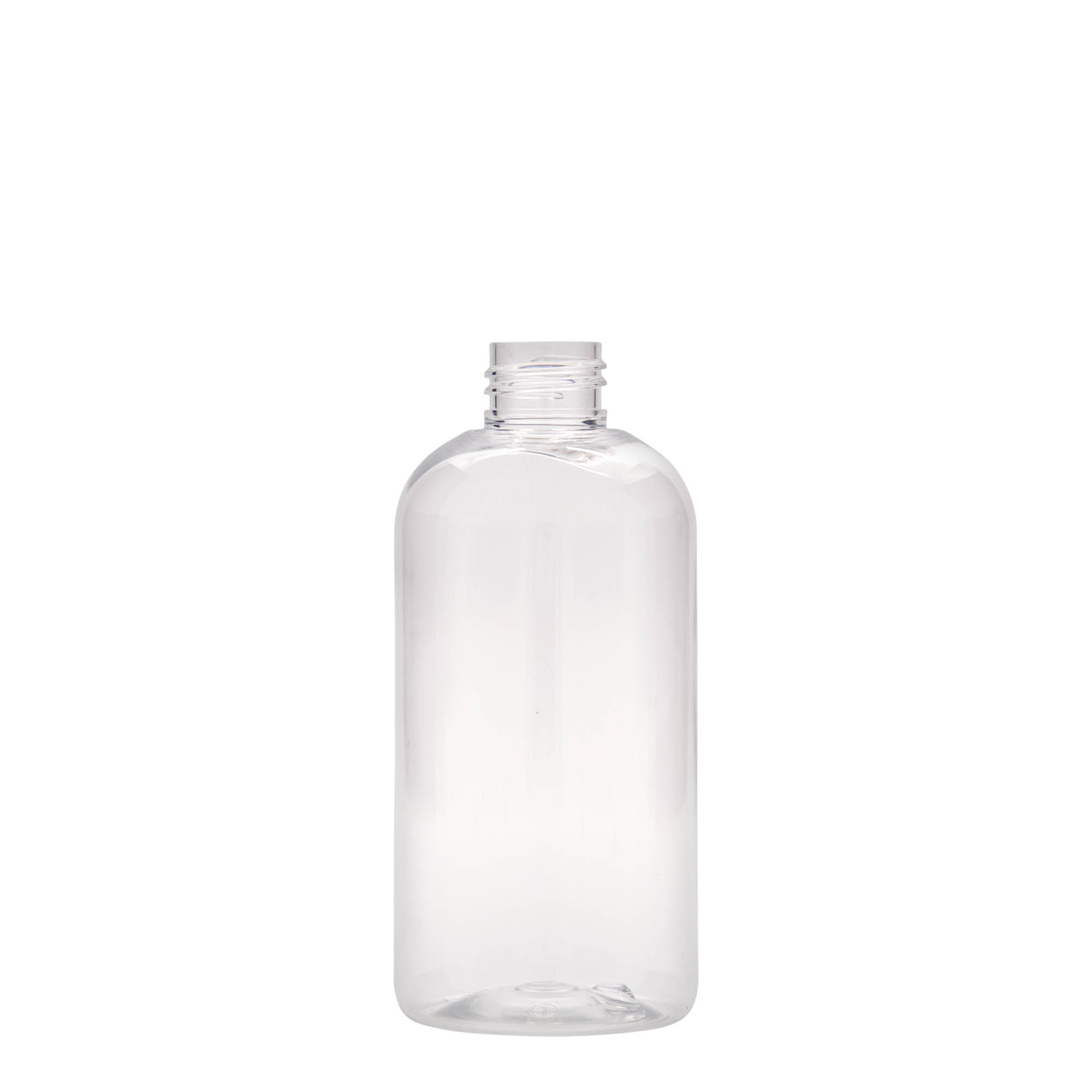 250 ml PET fľaša 'Boston', plast, hrdlo: 24/410 250 ml PET fľaša 'Boston', plast, hrdlo: 24/410