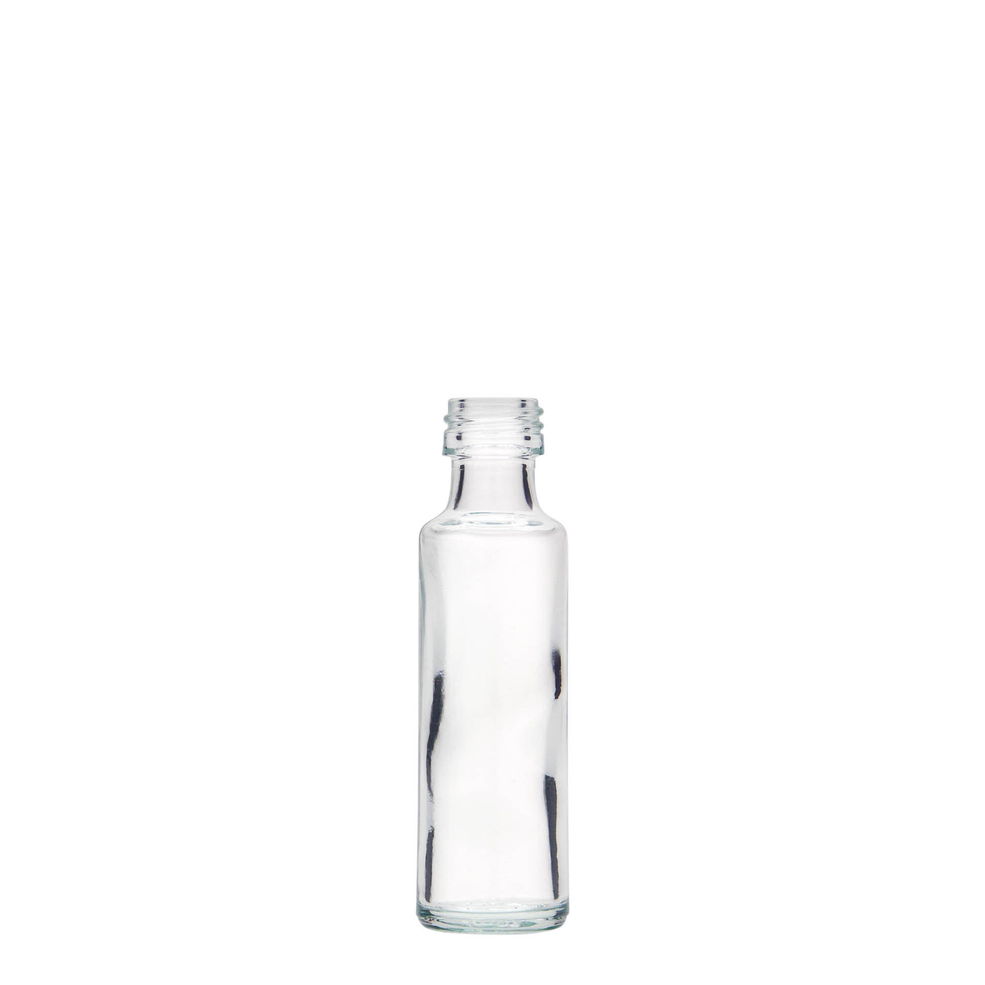 20 ml sklenená fľaša 'Dorica', hrdlo: PP 18 20 ml sklenená fľaša 'Dorica', hrdlo: PP 18