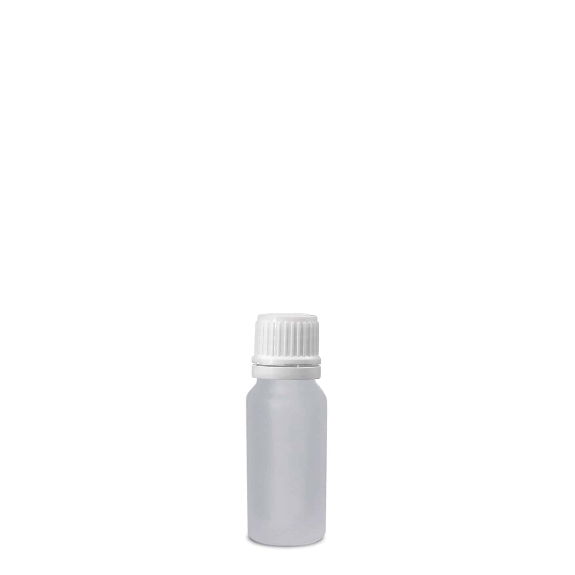 10 ml lekárska fľaša, sklo, matovaná, hrdlo: DIN 18