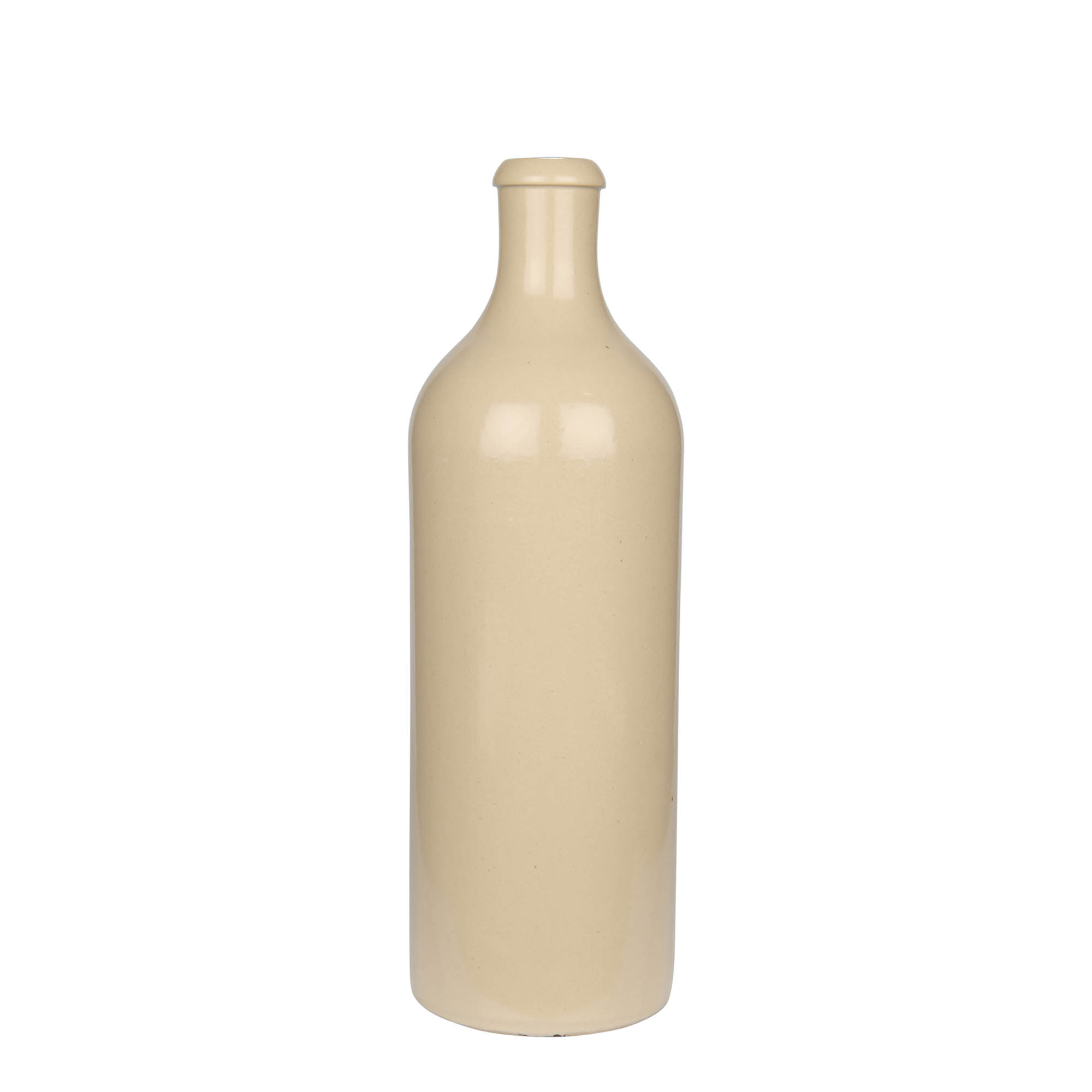 750 ml hlinený džbán, kamenina, béžový, hrdlo: korkové