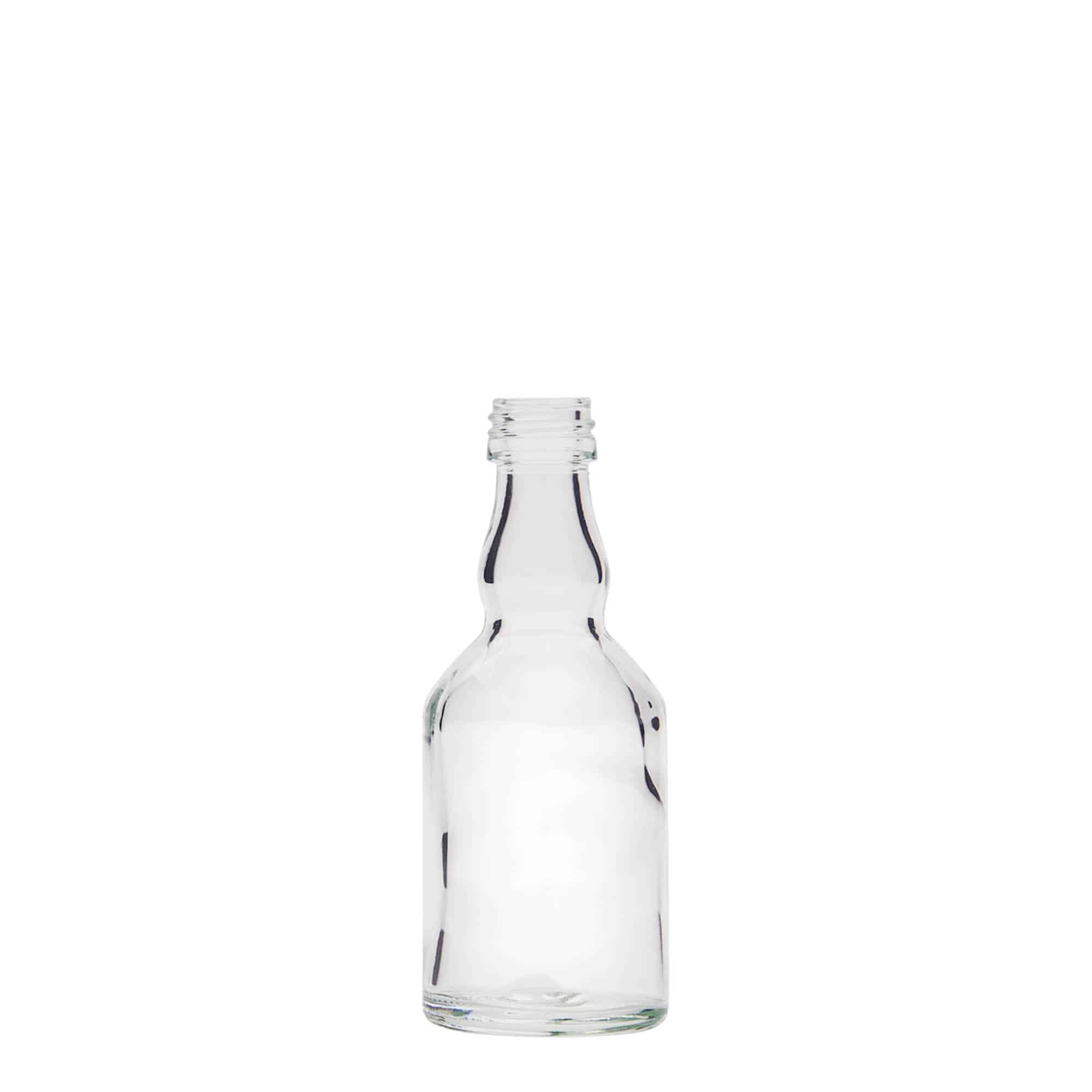 50 ml sklená fľaša „Georgio“, hrdlo: PP 18 50 ml sklená fľaša „Georgio“, hrdlo: PP 18