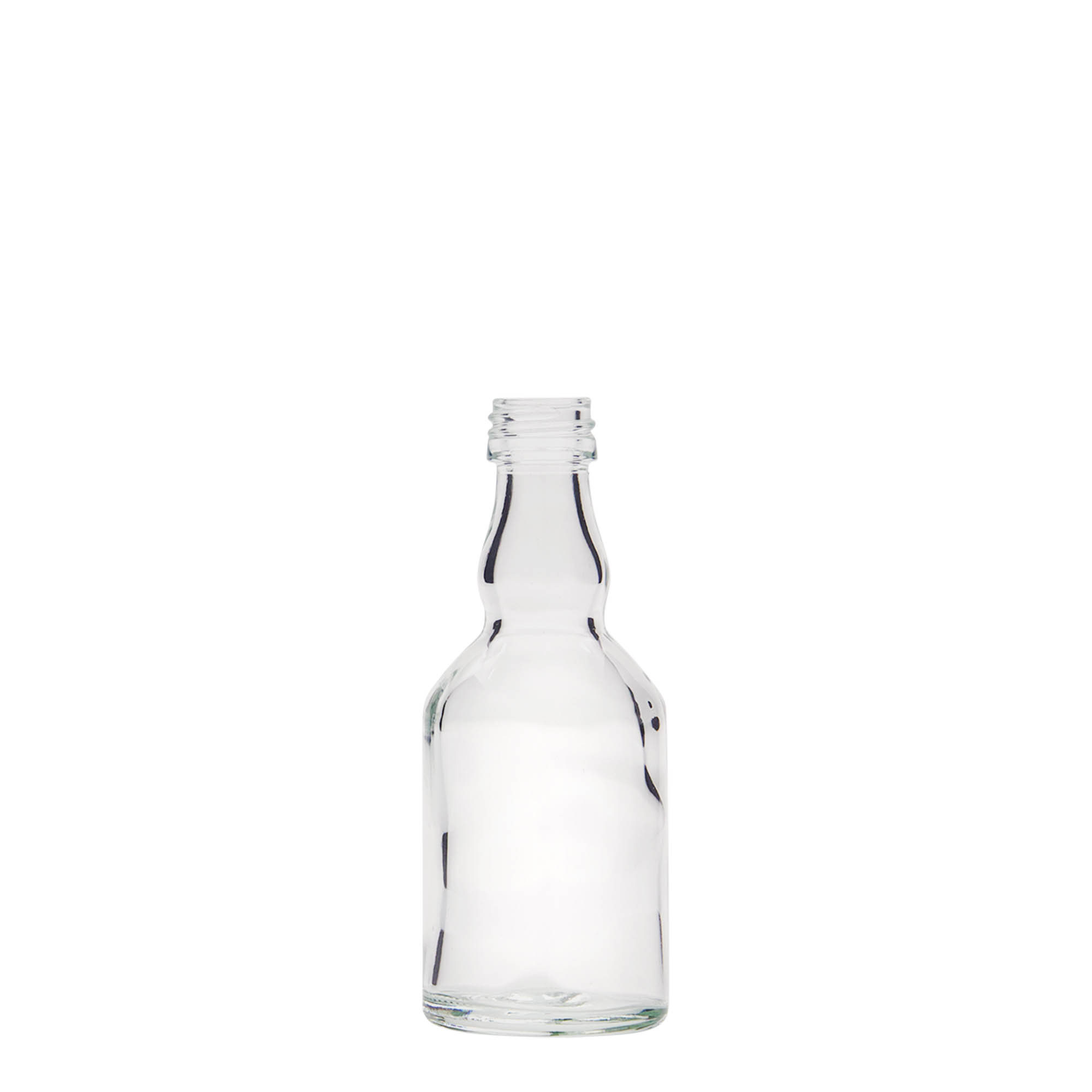 50 ml sklenená fľaša 'Georgio', hrdlo: PP 18 50 ml sklenená fľaša 'Georgio', hrdlo: PP 18