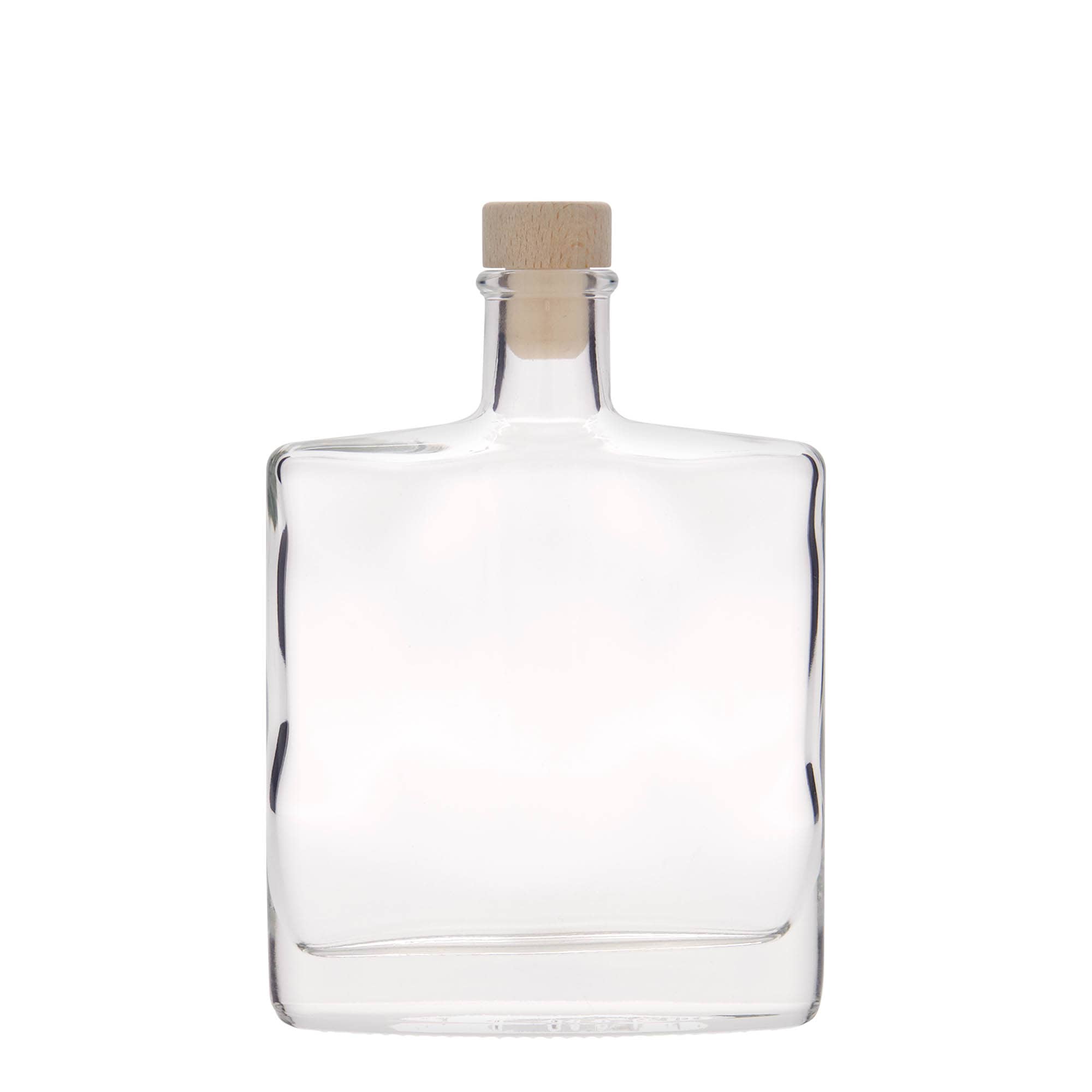 350 ml sklená fľaša „Zorbas“, oválna, hrdlo: korok