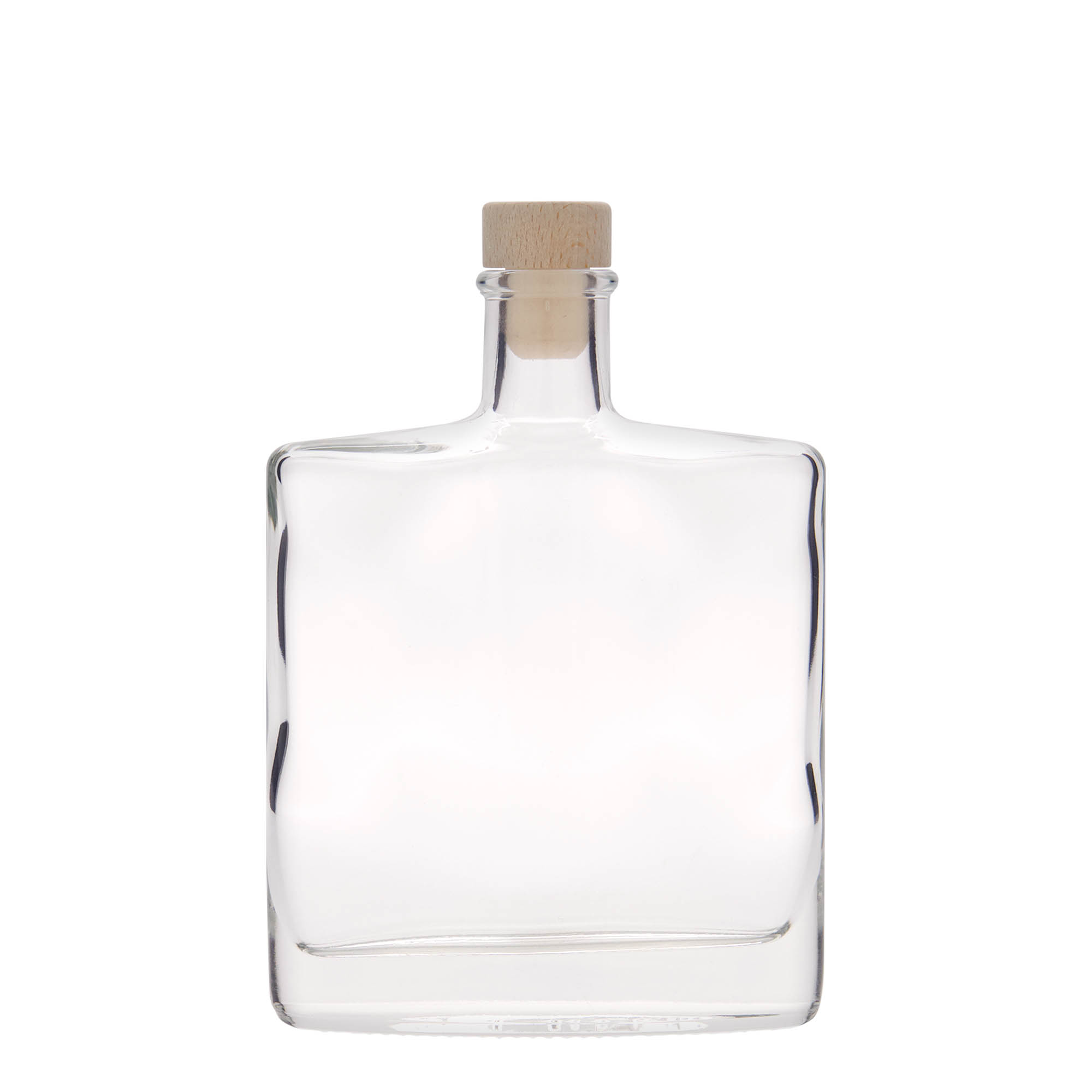 350 ml sklenená fľaša 'Zorbas', oválna, hrdlo: korok