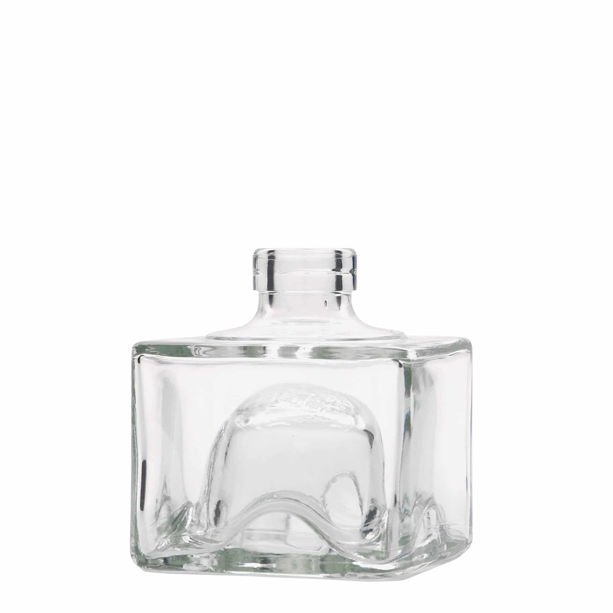 200 ml sklená fľaša „Cocolores“, štvorcová, hrdlo: korok