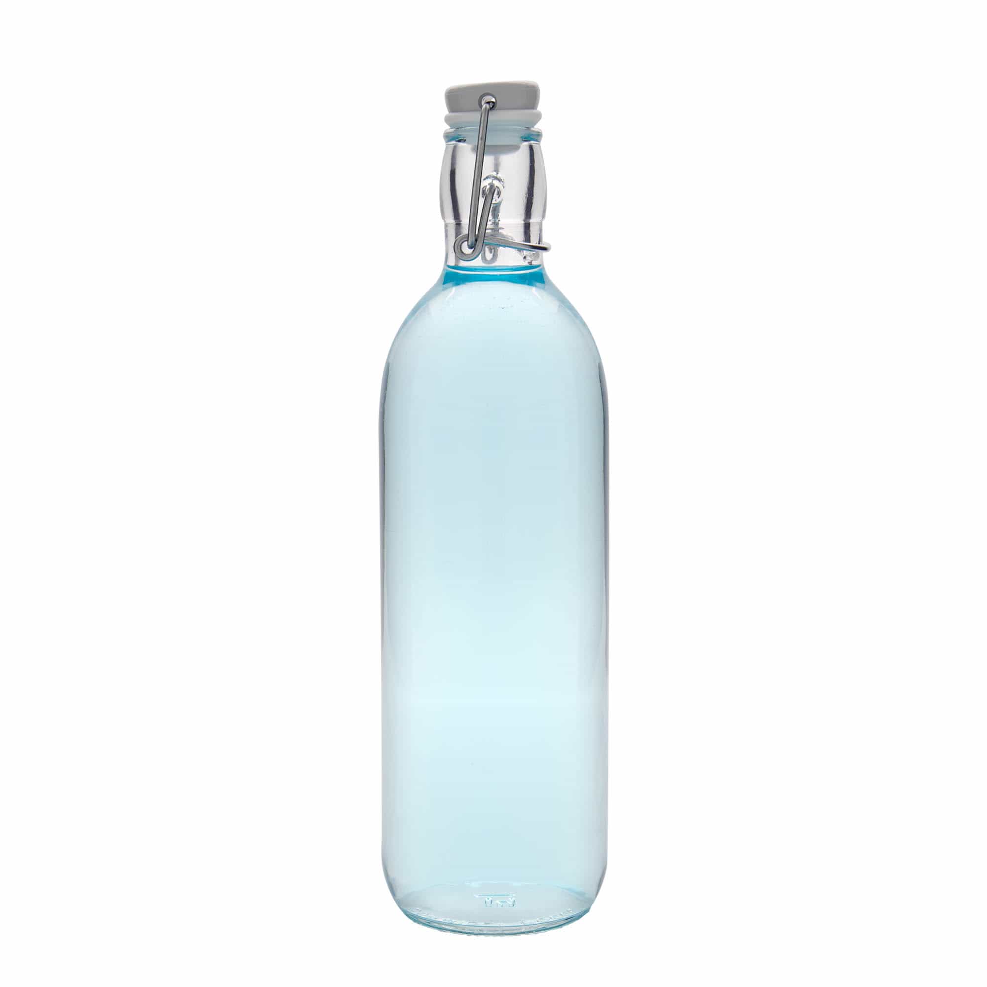 1 000 ml sklená fľaša „Emilia“, hrdlo: strmeňový uzáver