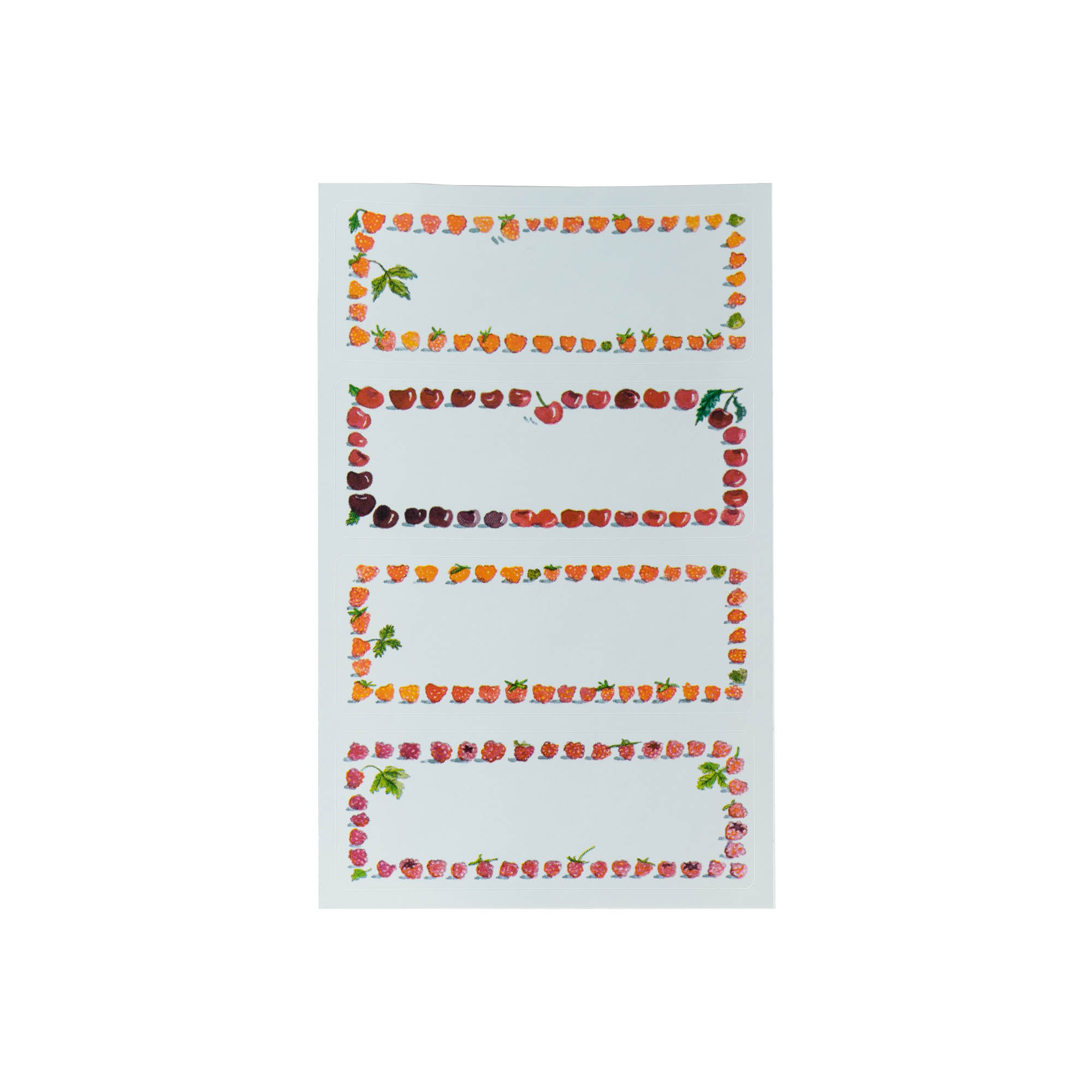 Zweckform etikety „Ovocný rámček“, obdĺžnikové, papierové, viacfarebné Zweckform etikety „Ovocný rámček“, obdĺžnikové, papierové, viacfarebné
