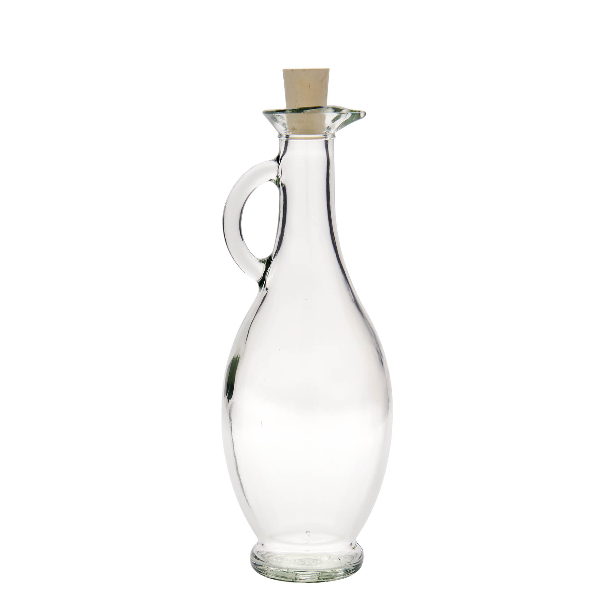 500 ml fľaša na ocot/olej 'Egizia', hrdlo: korkové