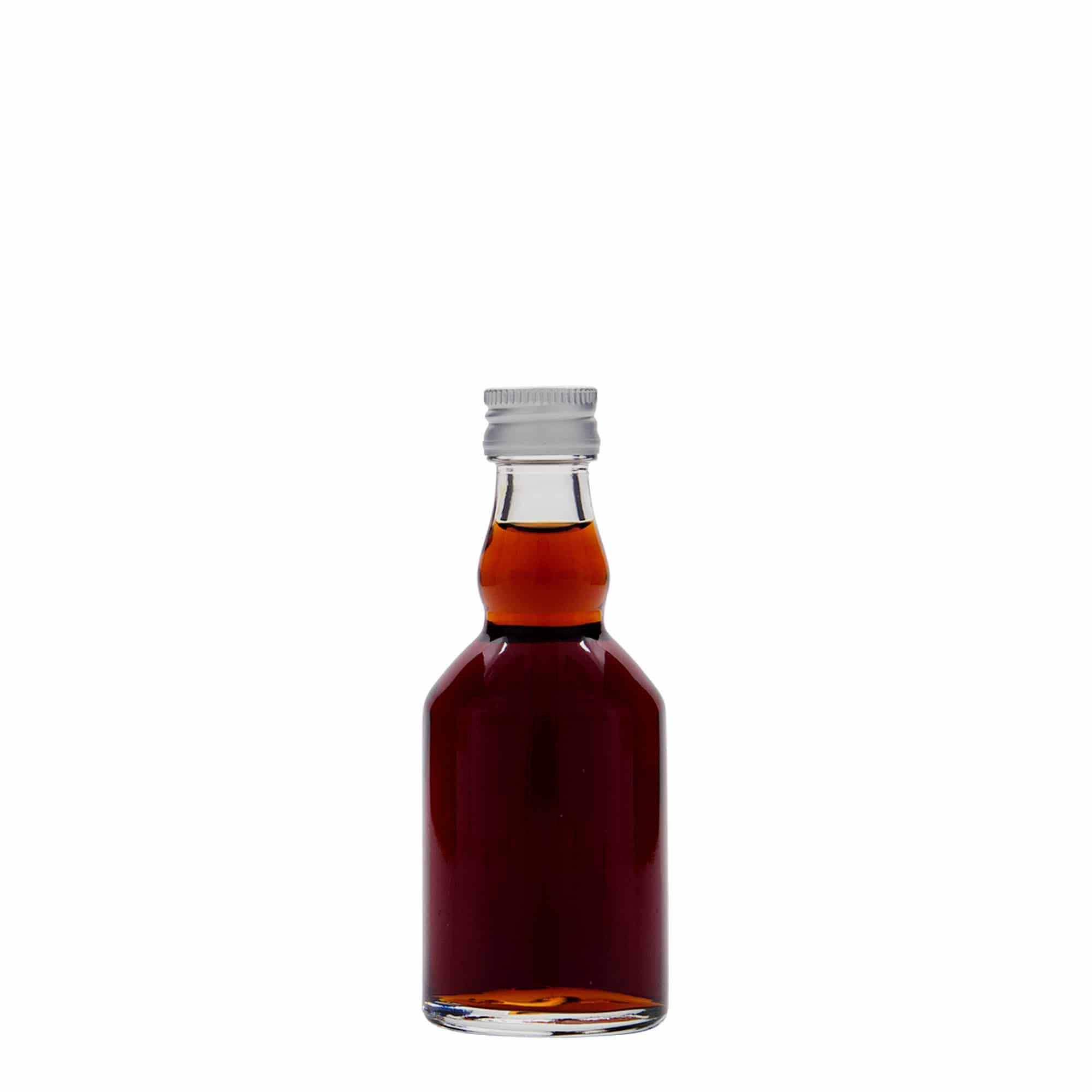 50 ml sklenená fľaša 'Georgio', hrdlo: PP 18