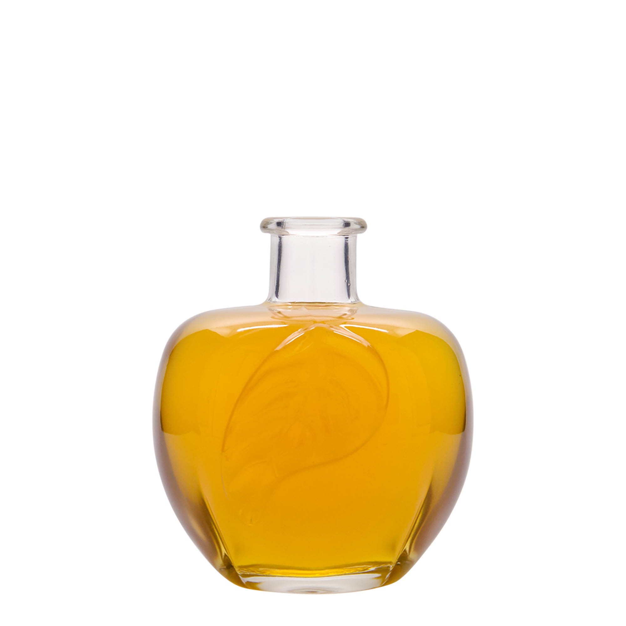350 ml sklenená fľaša 'Jablko', hrdlo: korok