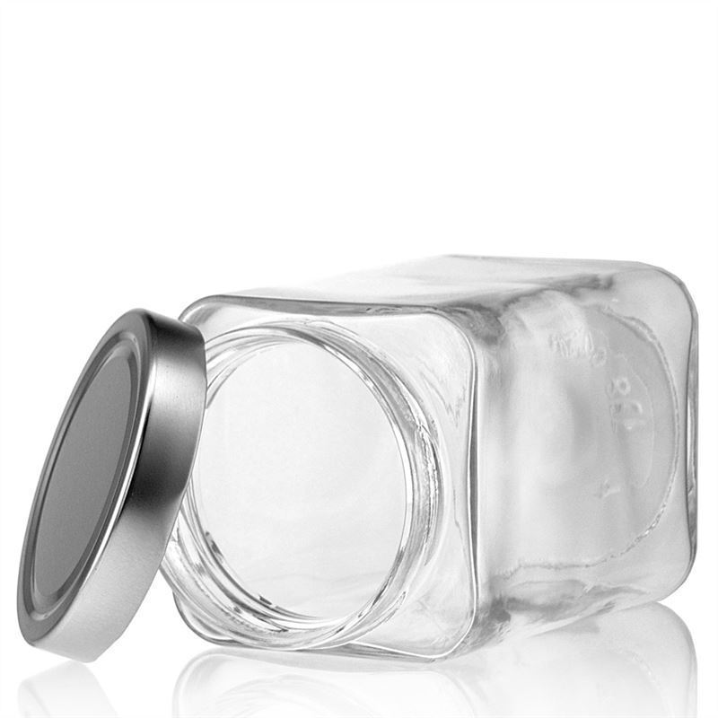 720 ml štvorhranný pohár „Ikarus“, hrdlo: deep twist off (DTO 82)
