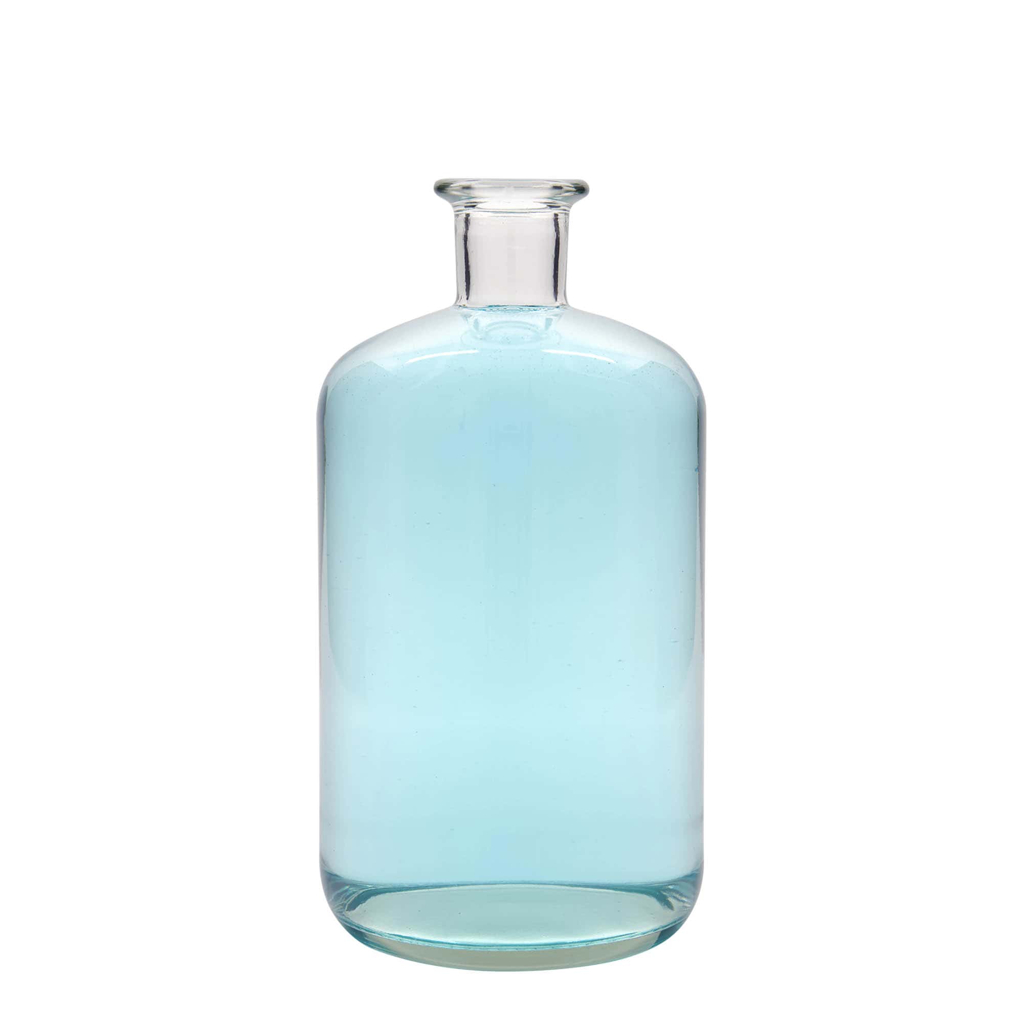 1 500 ml sklená fľaša lekárnická, hrdlo: korok