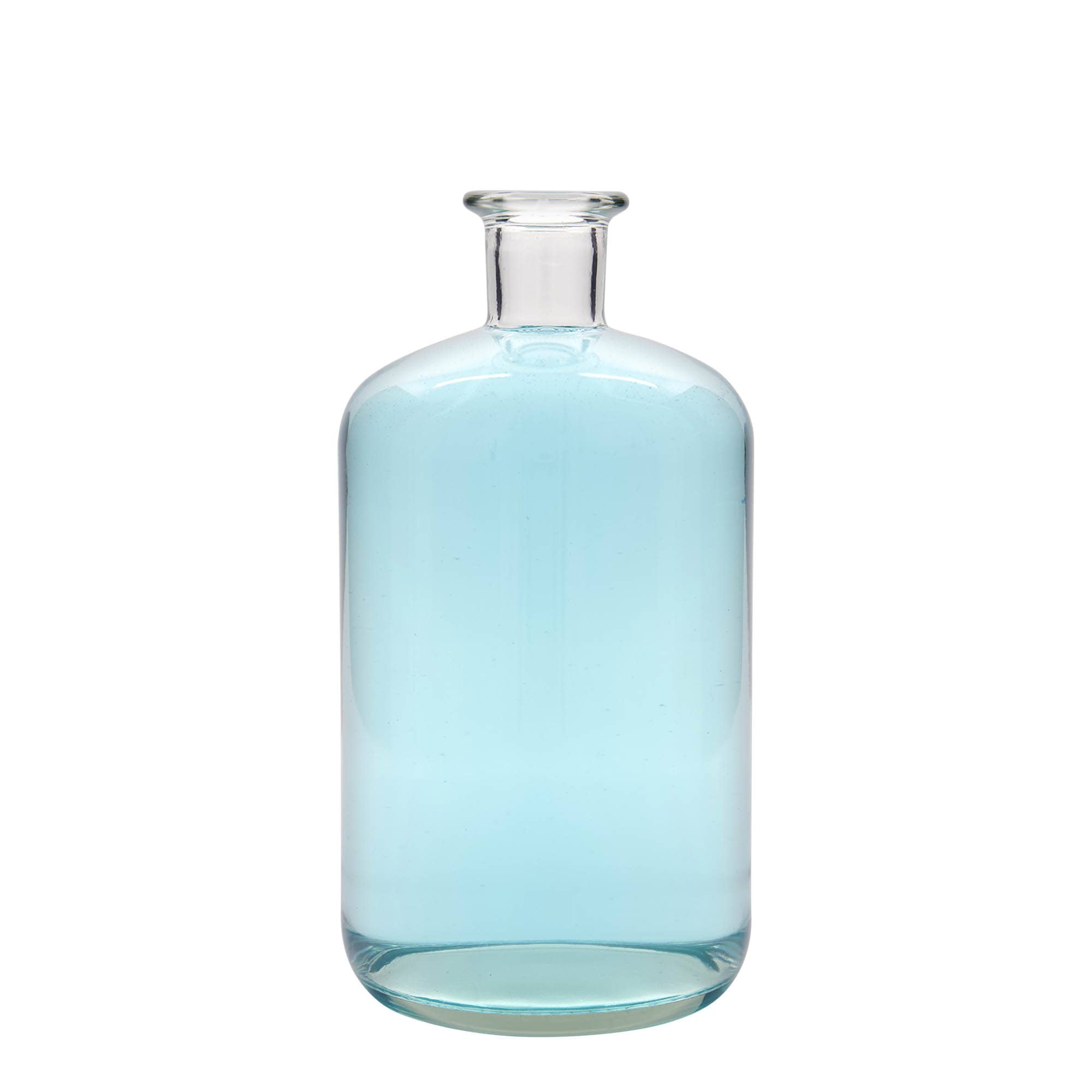 1.500 ml lekárnická sklenená fľaša, hrdlo: korkové
