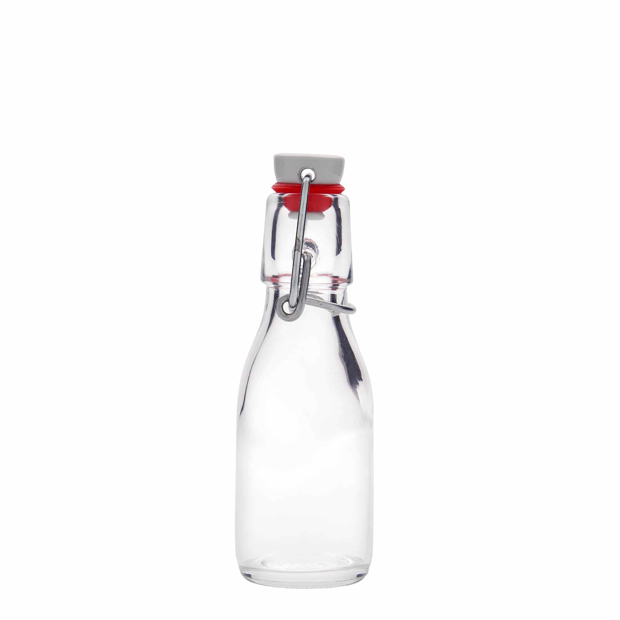 100 ml sklená fľaša „Paul“, hrdlo: strmeňový uzáver