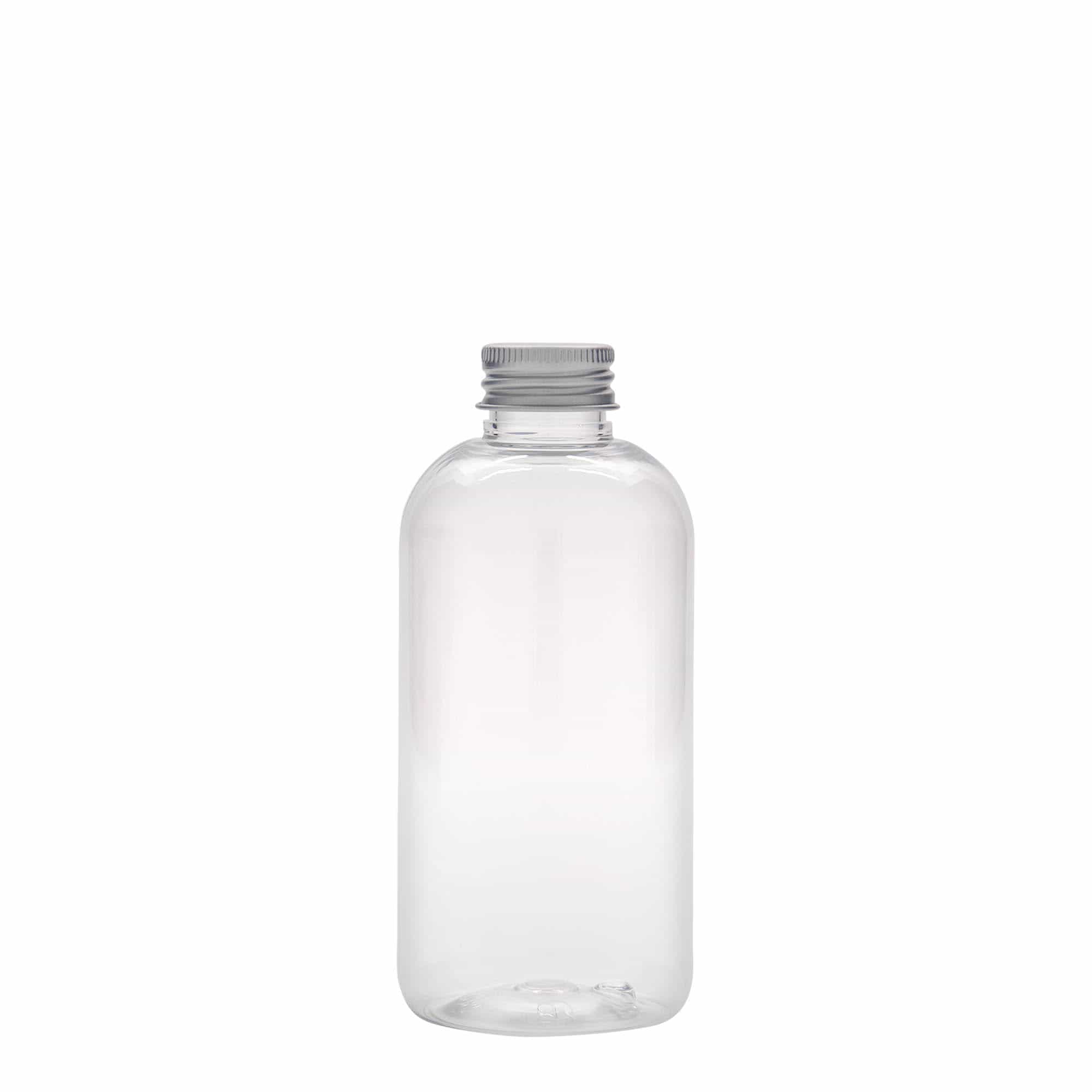 200 ml PET fľaša „Boston“, plast, hrdlo: GPI 24/410