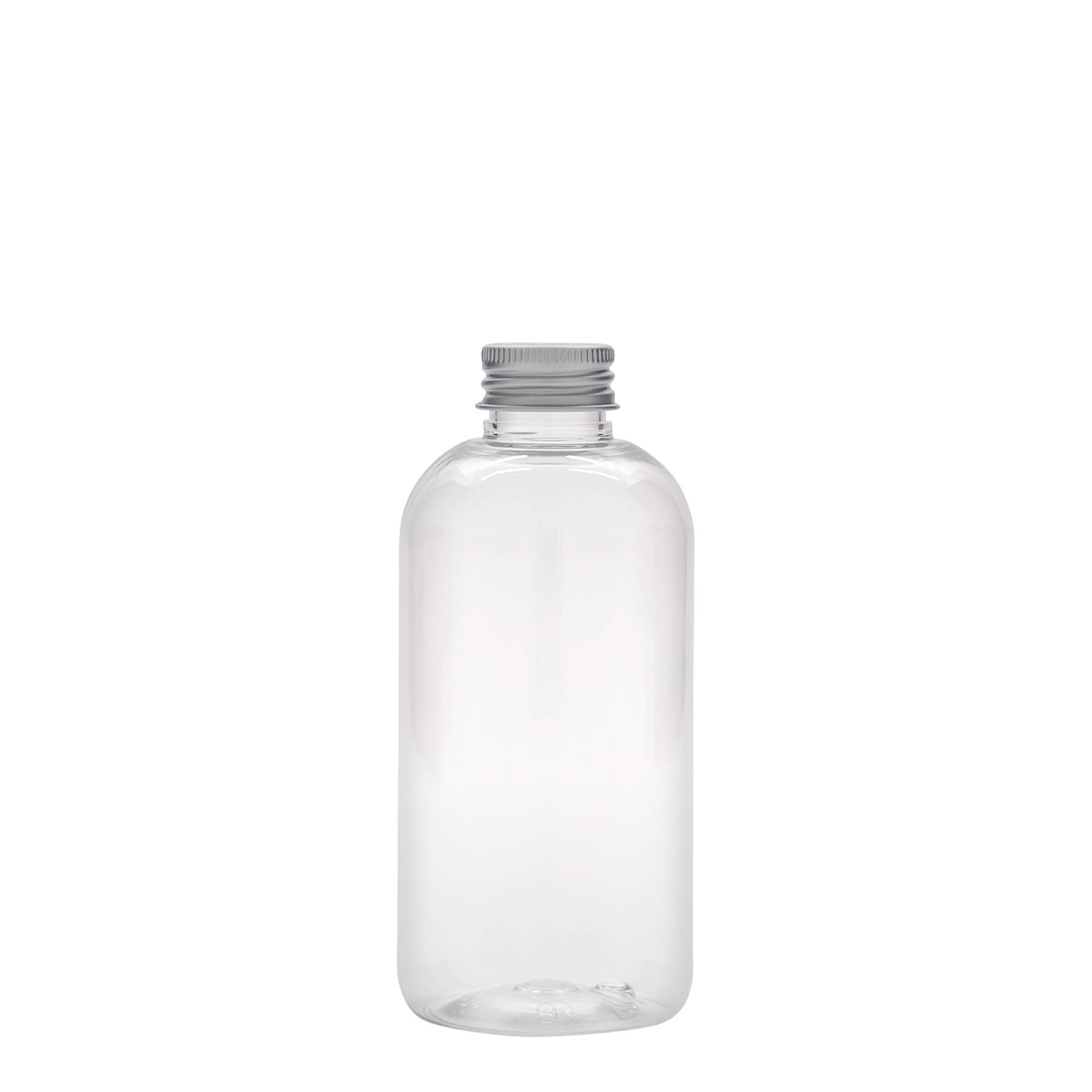 200 ml PET fľaša 'Boston', plast, hrdlo: 24/410 200 ml PET fľaša 'Boston', plast, hrdlo: 24/410