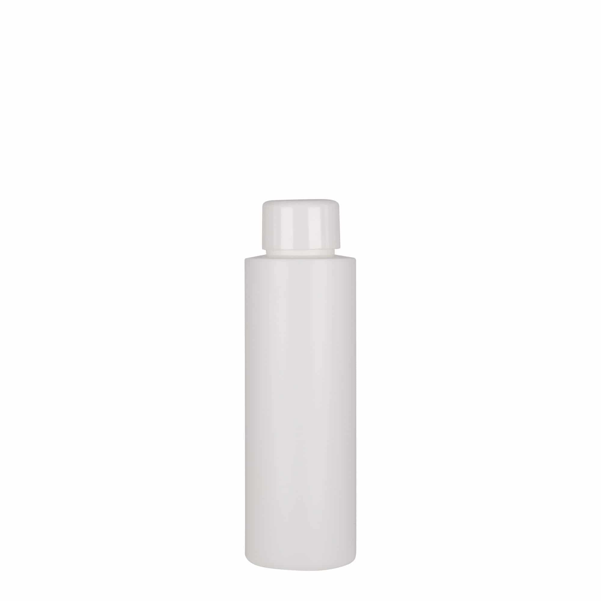 100 ml plastová fľaša „Pípa“, HDPE, biela farba, hrdlo: GPI 24/410