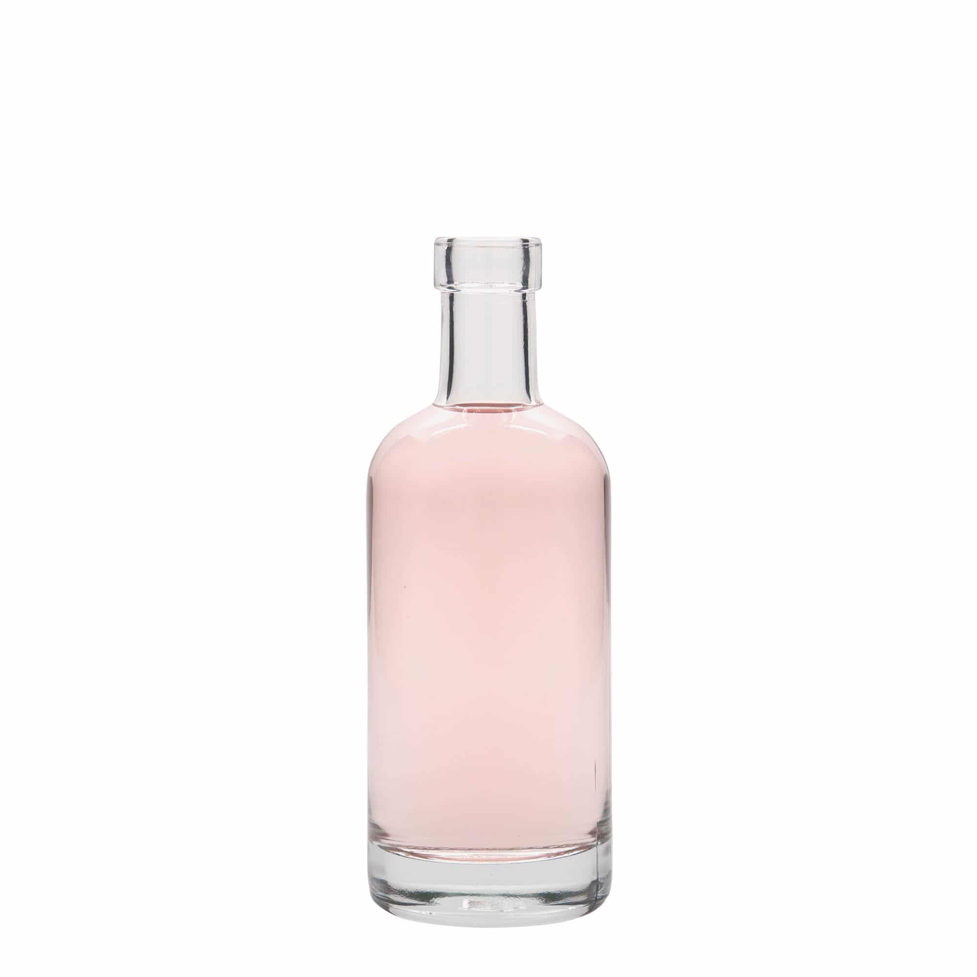 250 ml sklená fľaša „Linea Uno“, hrdlo: korok
