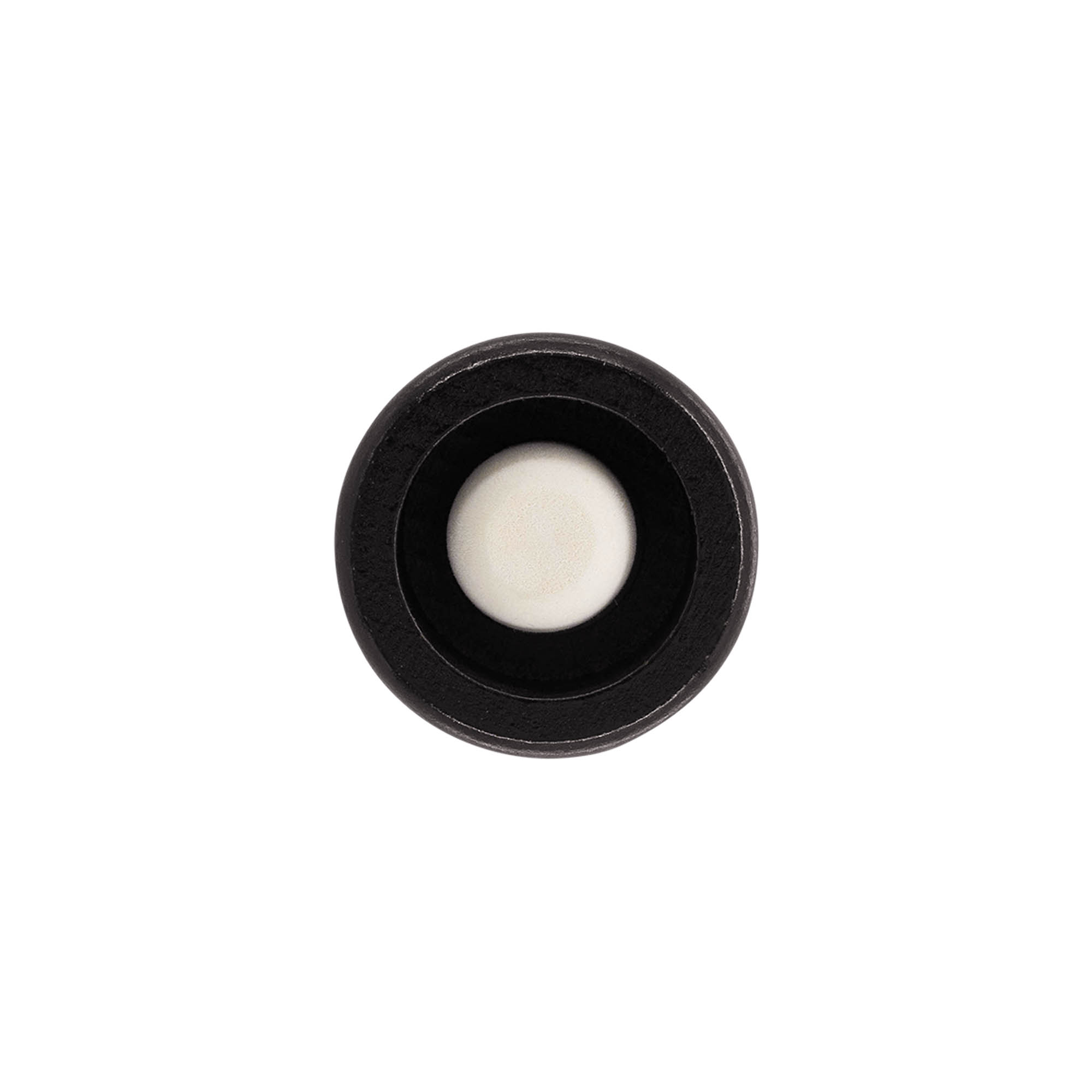 Rukoväť korku 19 mm "Melón", drevo/PE, čierna, pre hrdlo: korok Rukoväť korku 19 mm "Melón", drevo/PE, čierna, pre hrdlo: korok