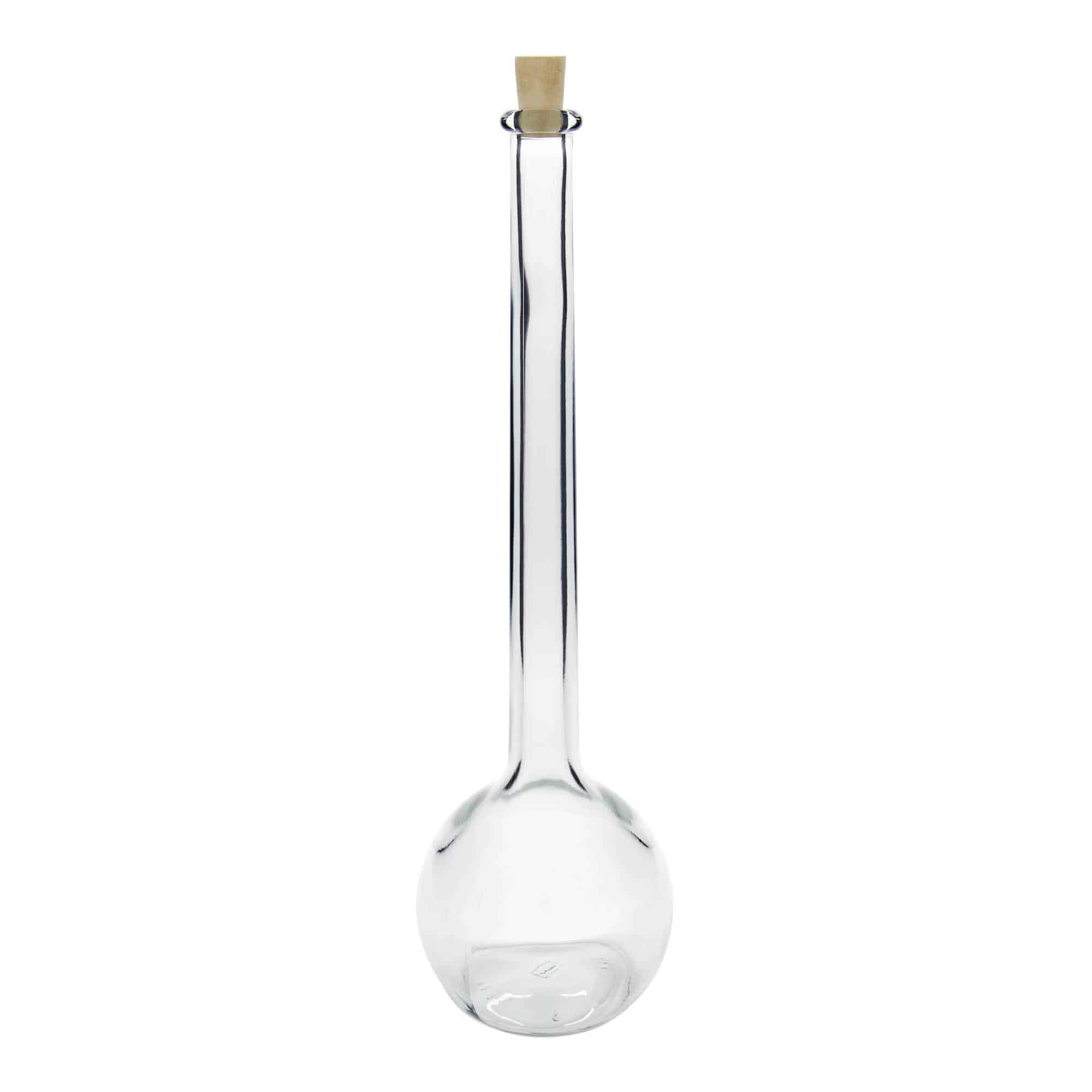 1 500 ml sklená fľaša „Tulipano“, hrdlo: korok