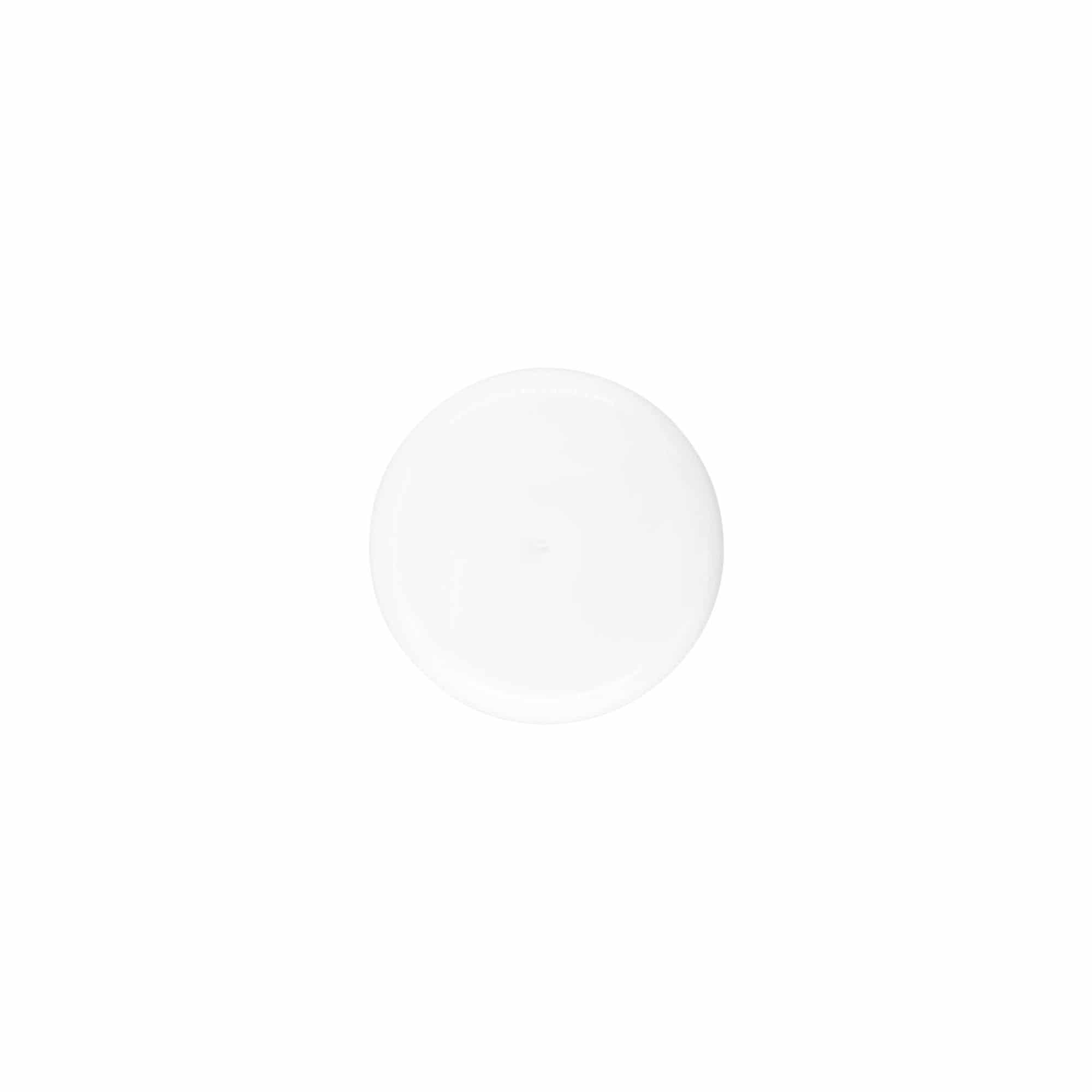 Skrutkovací uzáver so striekacím nadstavcom PP plast, biela farba, pre hrdlo: 24/410