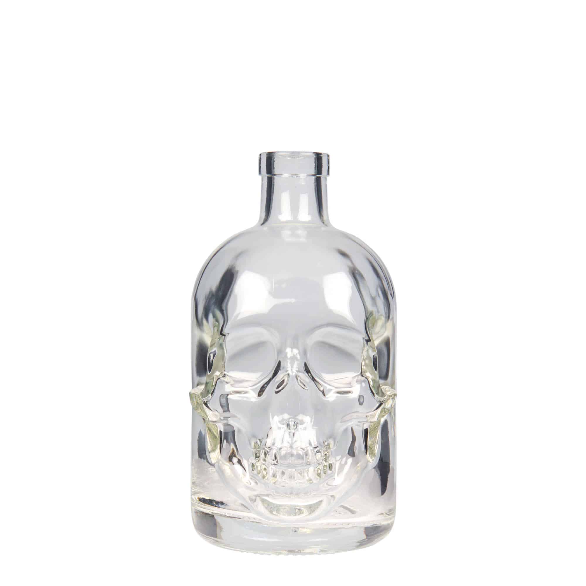 500 ml sklená fľaša „Lebka“, hrdlo: korok 500 ml sklená fľaša „Lebka“, hrdlo: korok