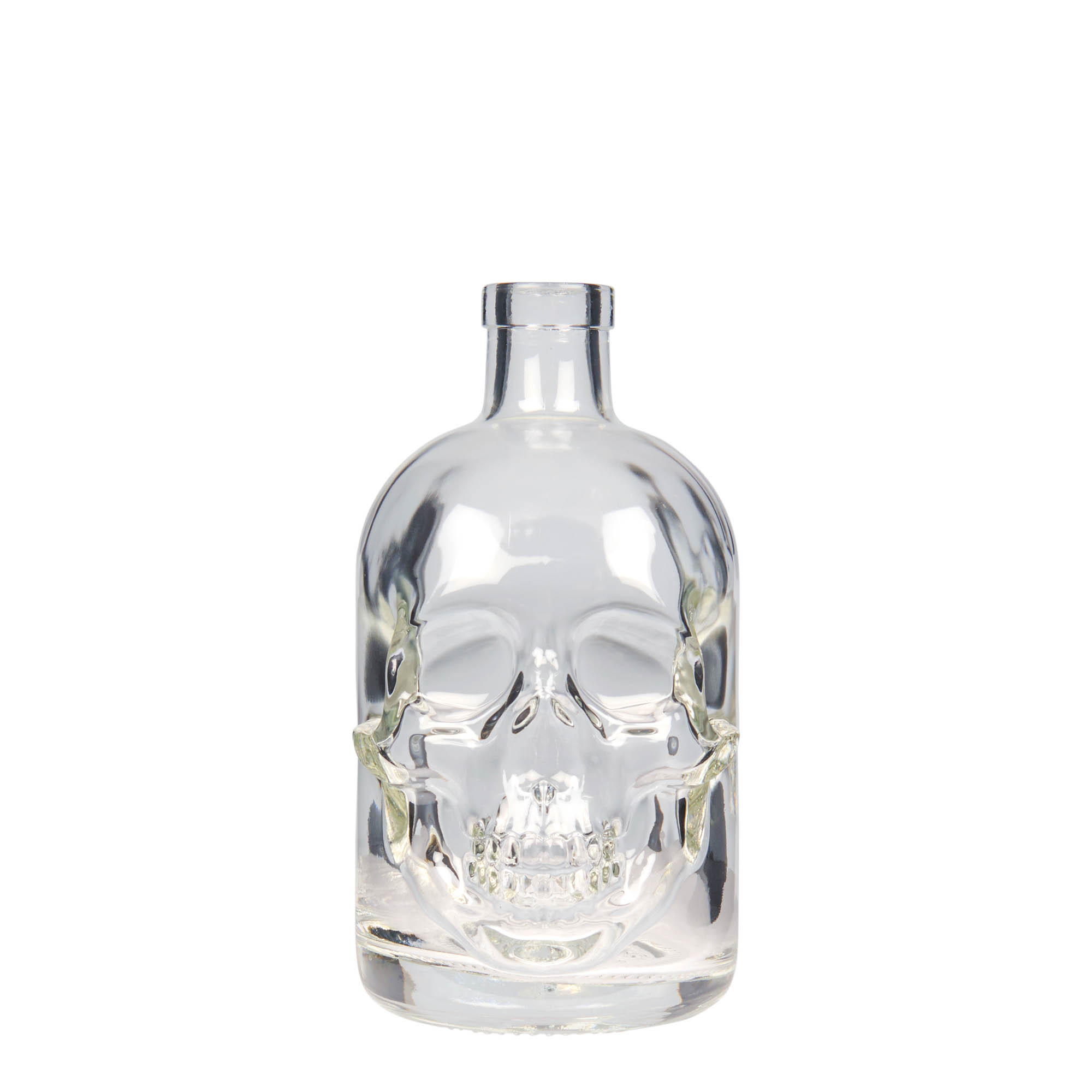 500 ml sklenená fľaša „Lebka“, otvor: korok 500 ml sklenená fľaša „Lebka“, otvor: korok