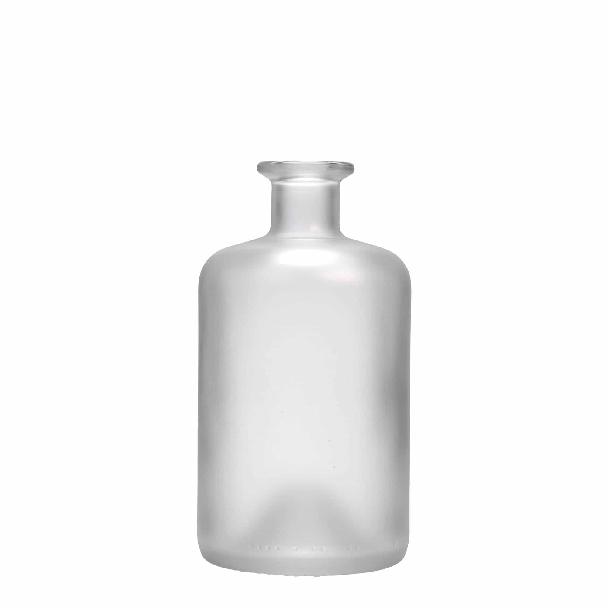 500 ml sklená fľaša lekárnická, ľadová, hrdlo: korok 500 ml sklená fľaša lekárnická, ľadová, hrdlo: korok