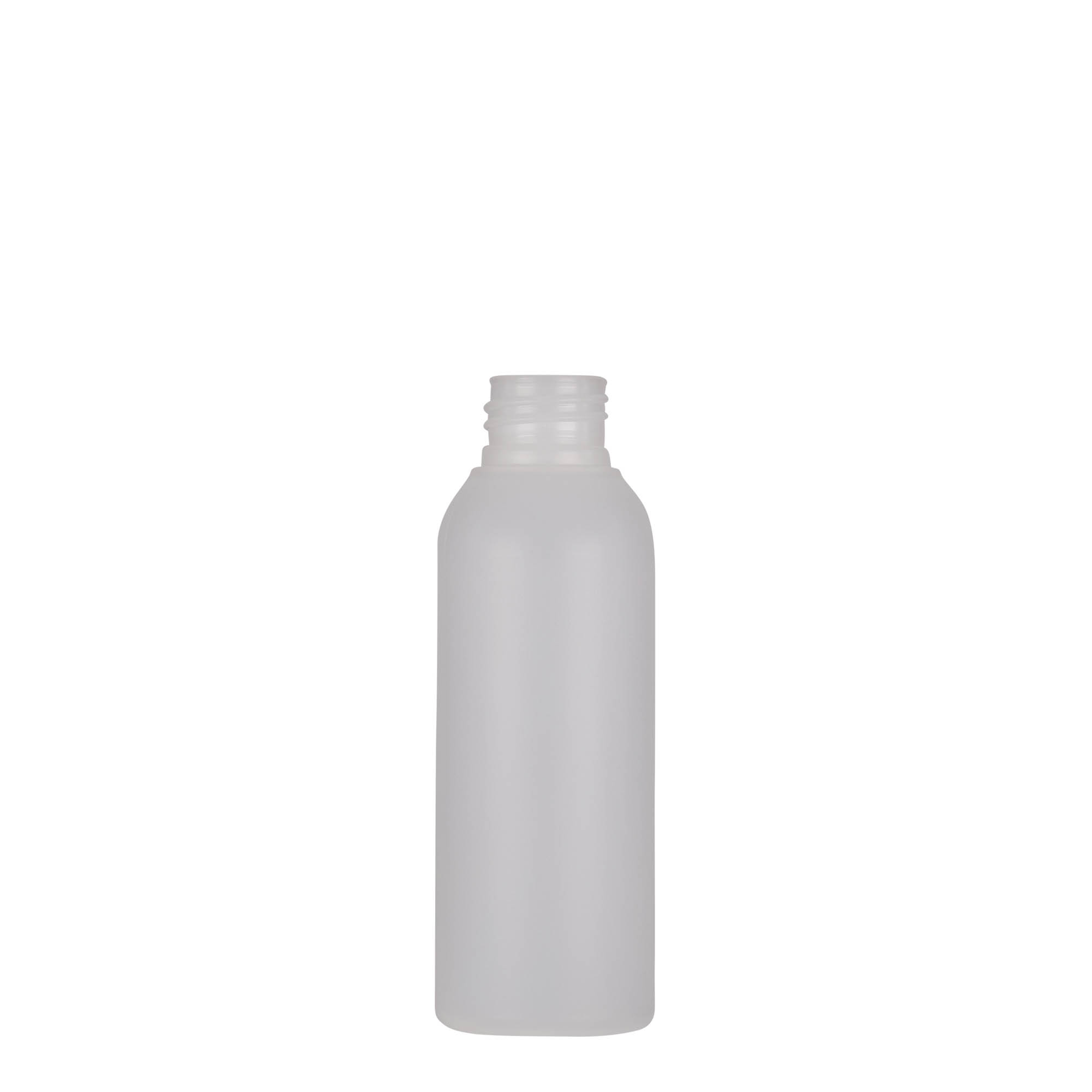 100 ml plastová fľaša 'Tuffy', HDPE, prírodná, hrdlo: 24/410