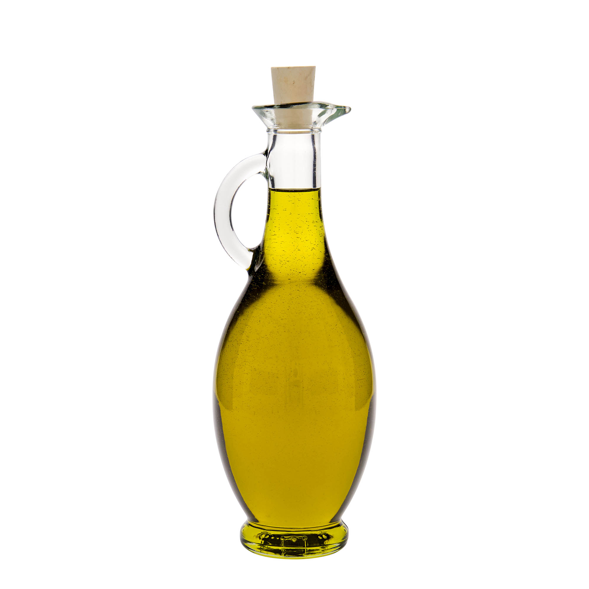 500 ml fľaša na ocot/olej 'Egizia', hrdlo: korkové