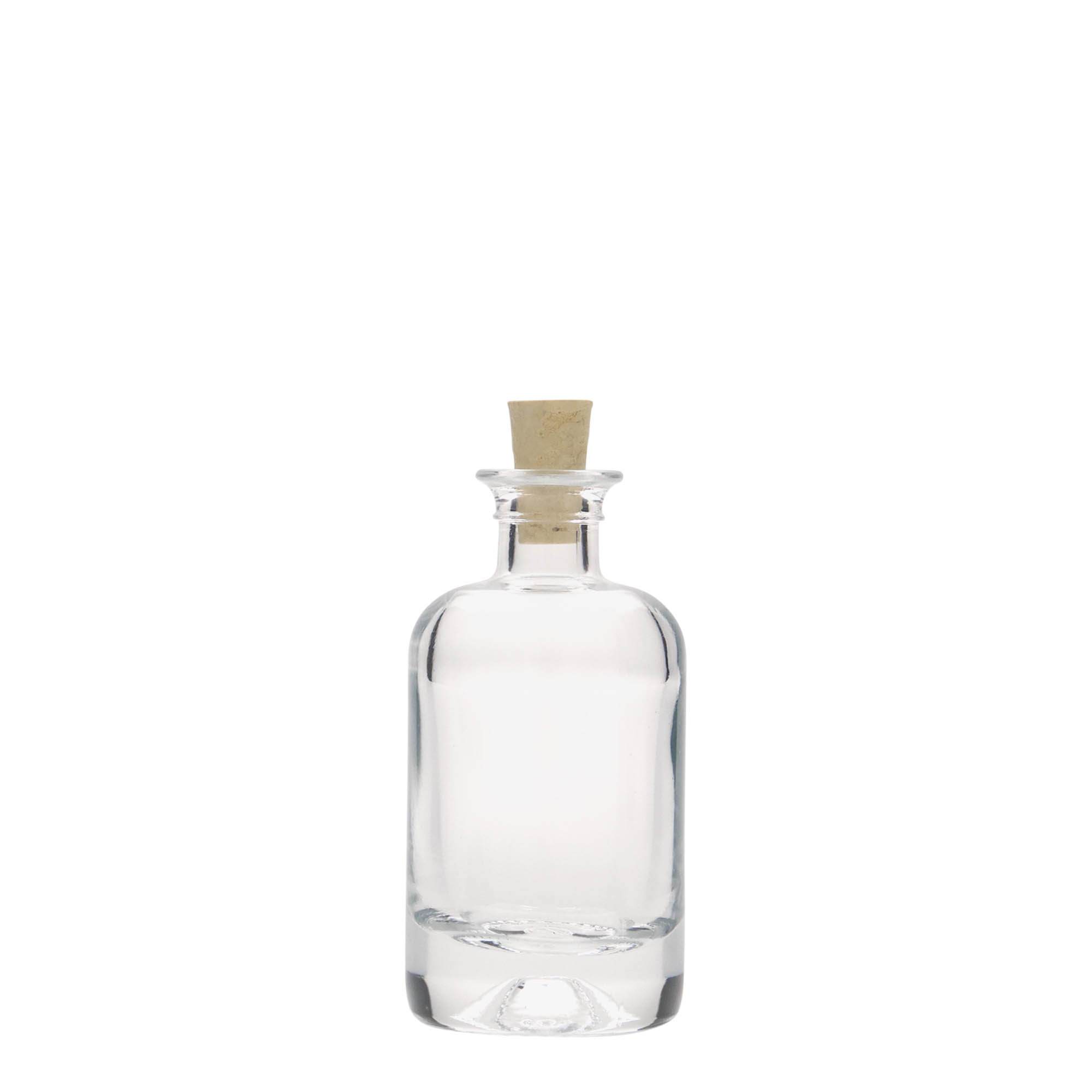 40 ml lekárenská sklenená fľaša, hrdlo: korok