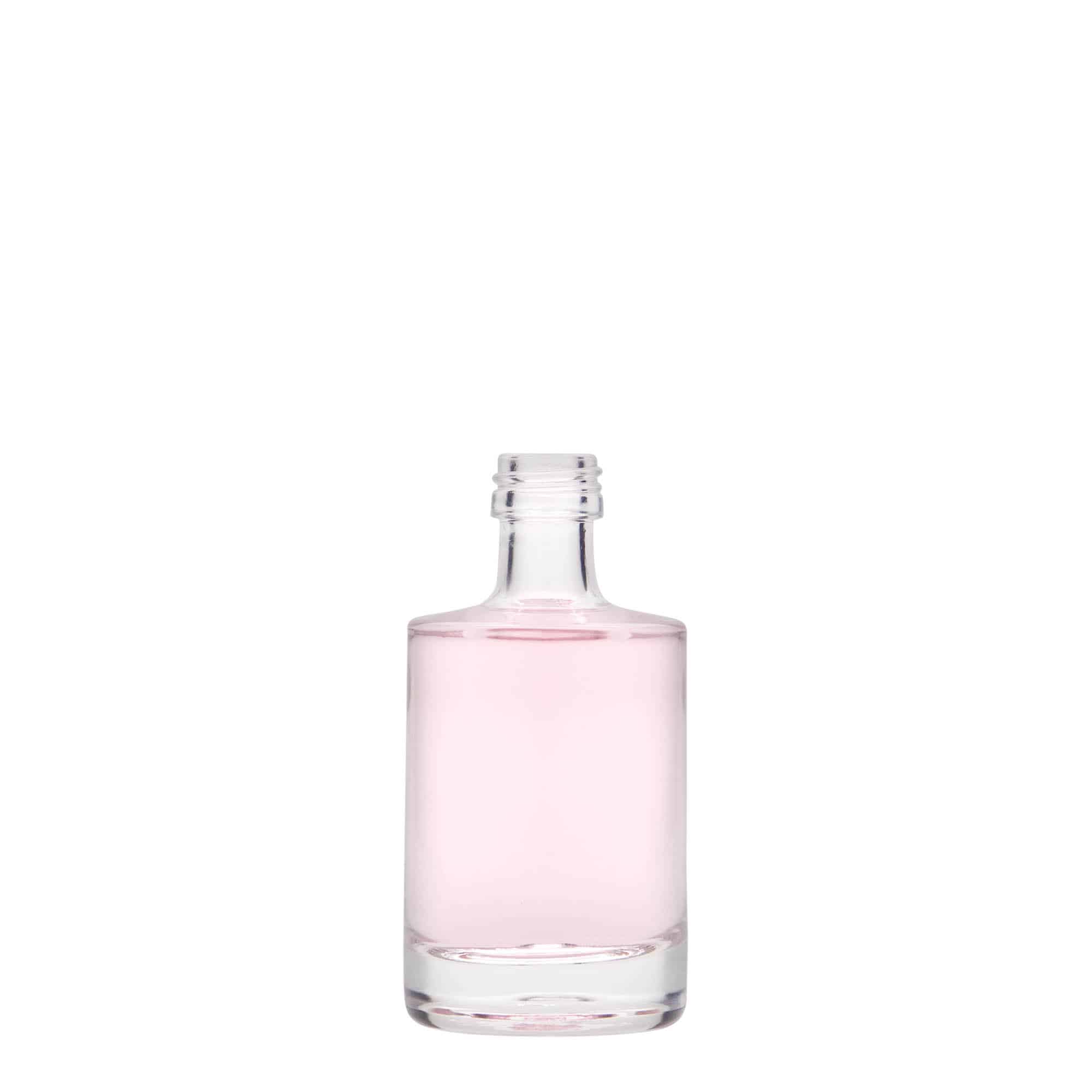 50 ml sklená fľaša „Aventura“, hrdlo: PP 18