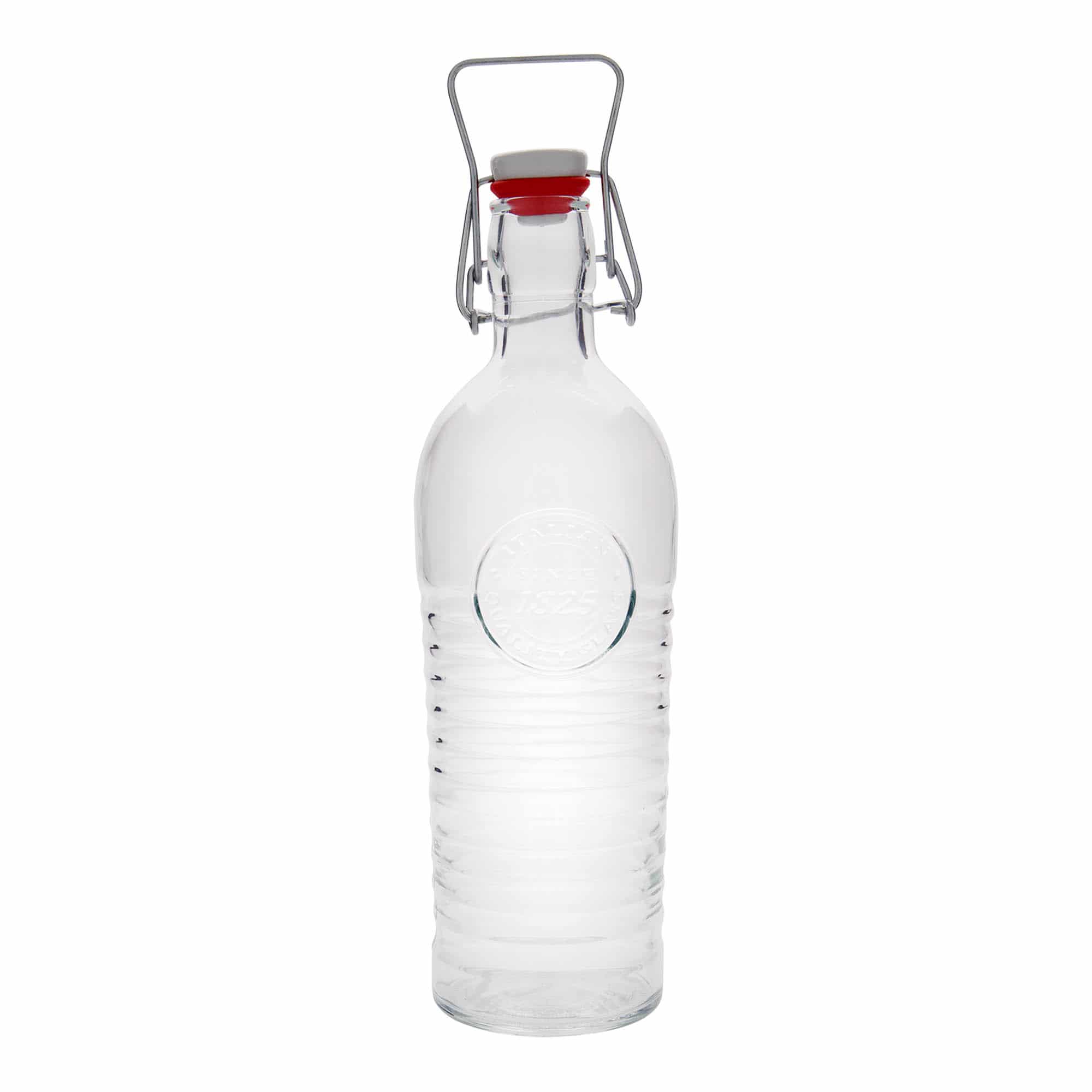 1 200 ml sklená fľaša „Officina 1825“, hrdlo: strmeňový uzáver 1 200 ml sklená fľaša „Officina 1825“, hrdlo: strmeňový uzáver