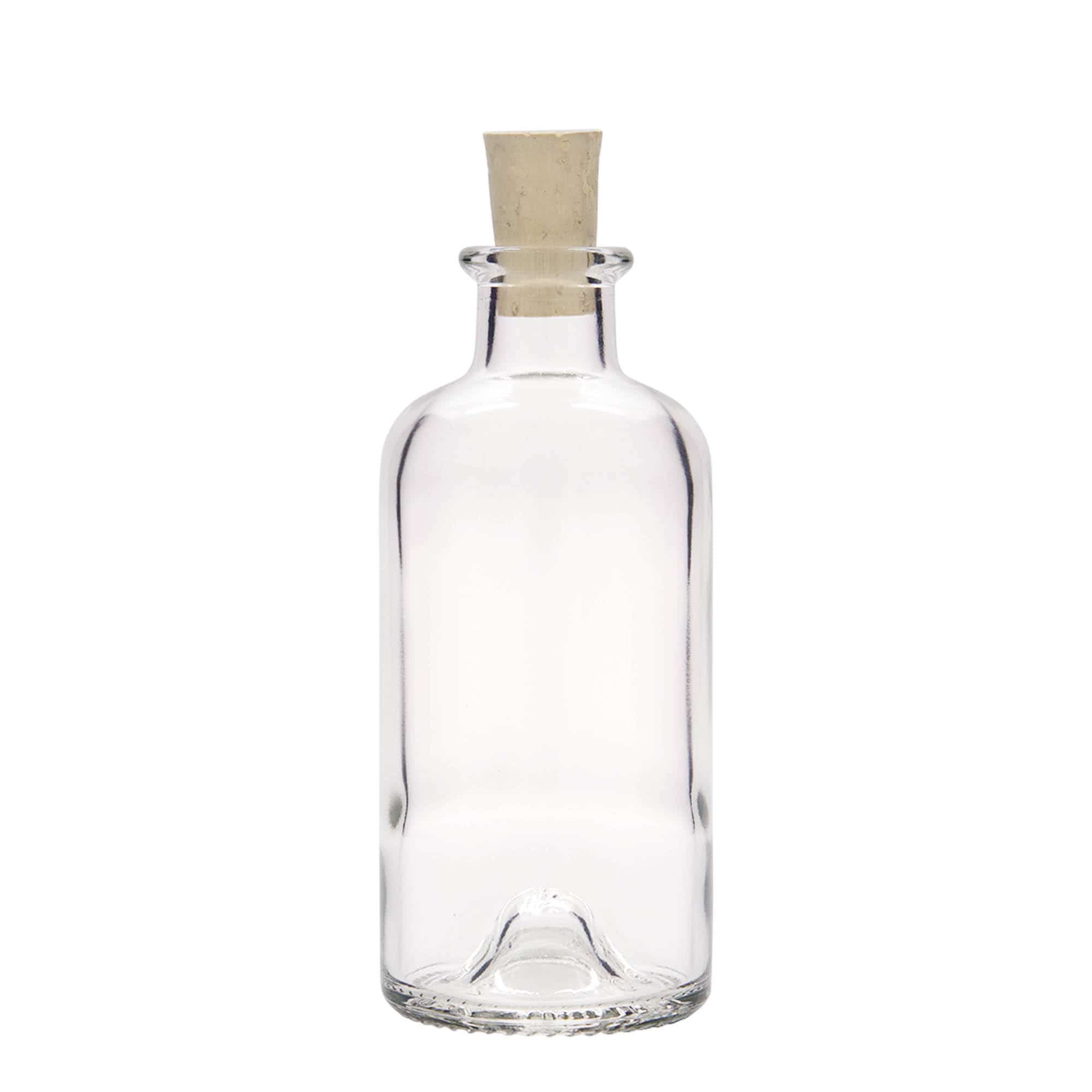 200 ml sklená fľaša lekárnická, hrdlo: korok