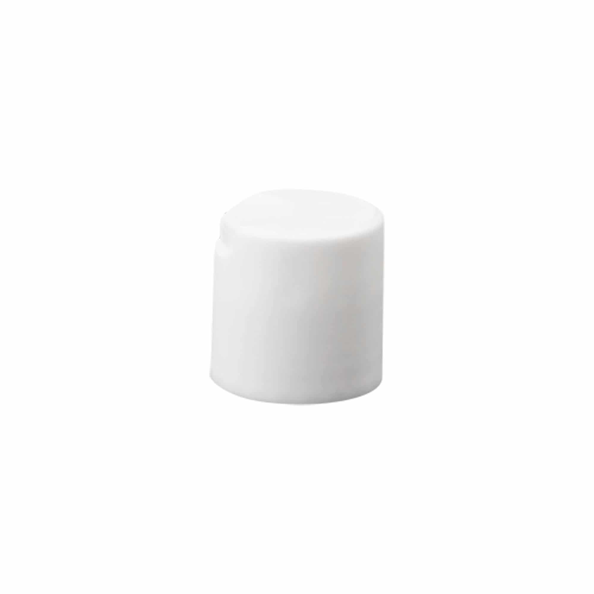 Skrutkovací uzáver Disc Top, PP plast, biela farba, pre hrdlo: 24/410 Skrutkovací uzáver Disc Top, PP plast, biela farba, pre hrdlo: 24/410
