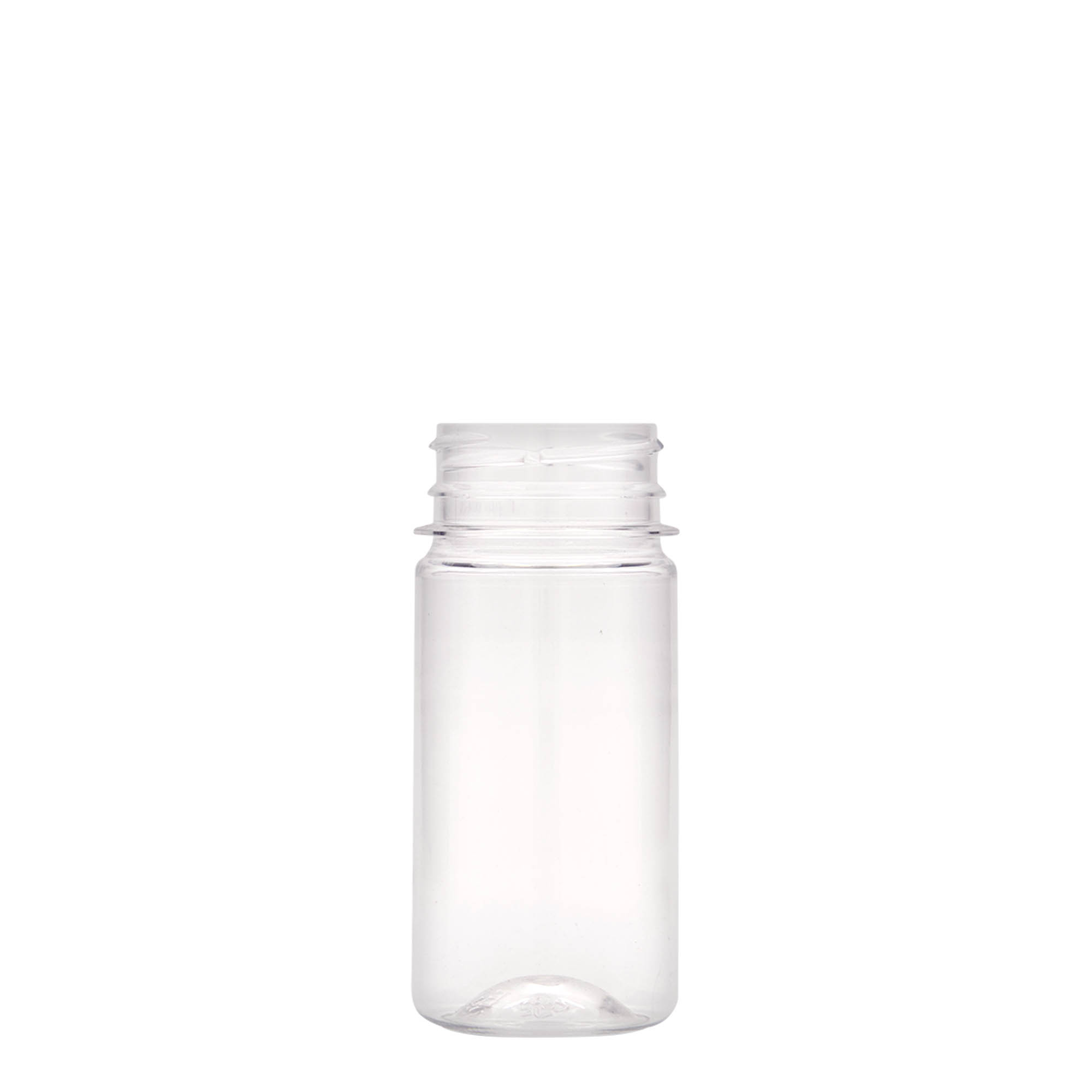 100 ml PET fľaša 'Everytime', plast, hrdlo: 38 mm 100 ml PET fľaša 'Everytime', plast, hrdlo: 38 mm