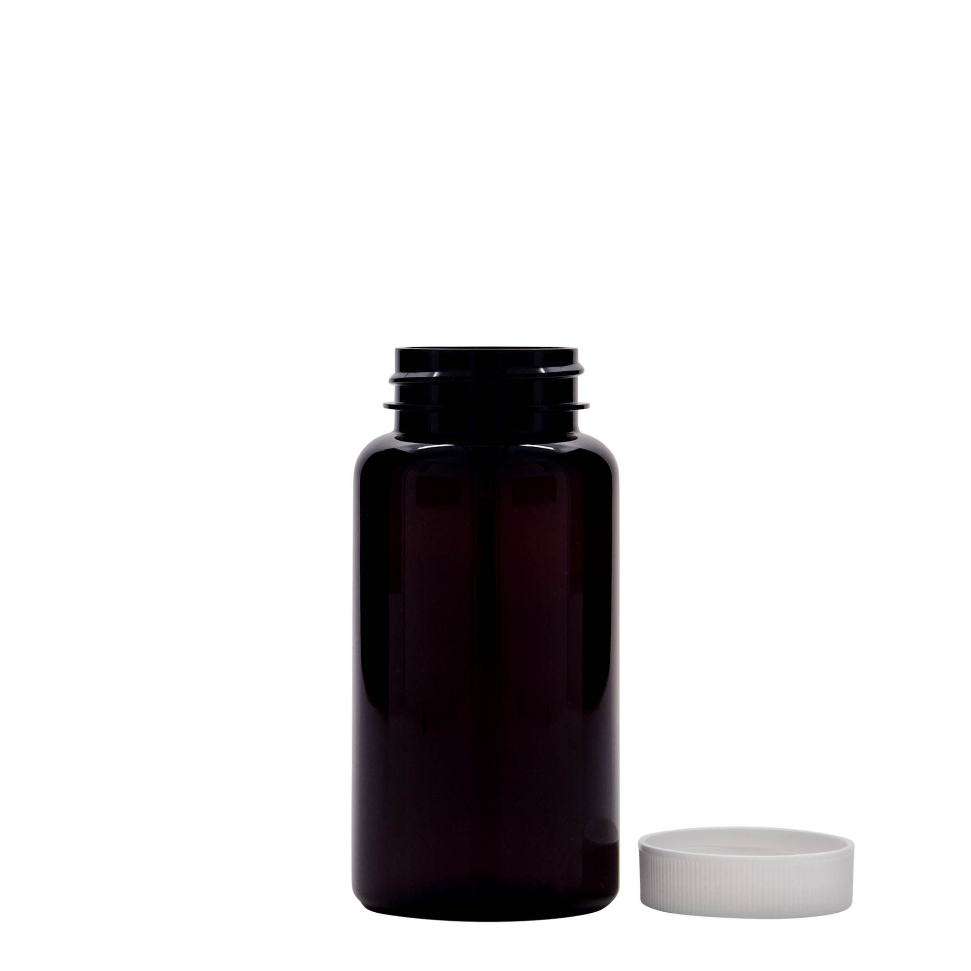 150 ml PET obal, plast, hnedý, hrdlo: 38/400 150 ml PET obal, plast, hnedý, hrdlo: 38/400