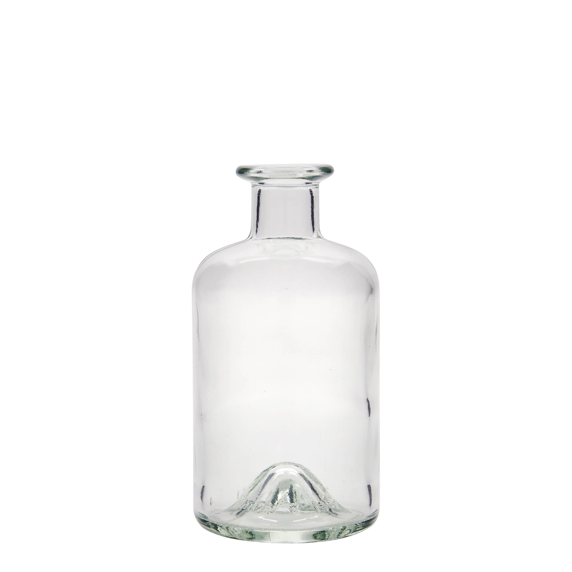 350 ml lekárnická sklenená fľaša, hrdlo: korok