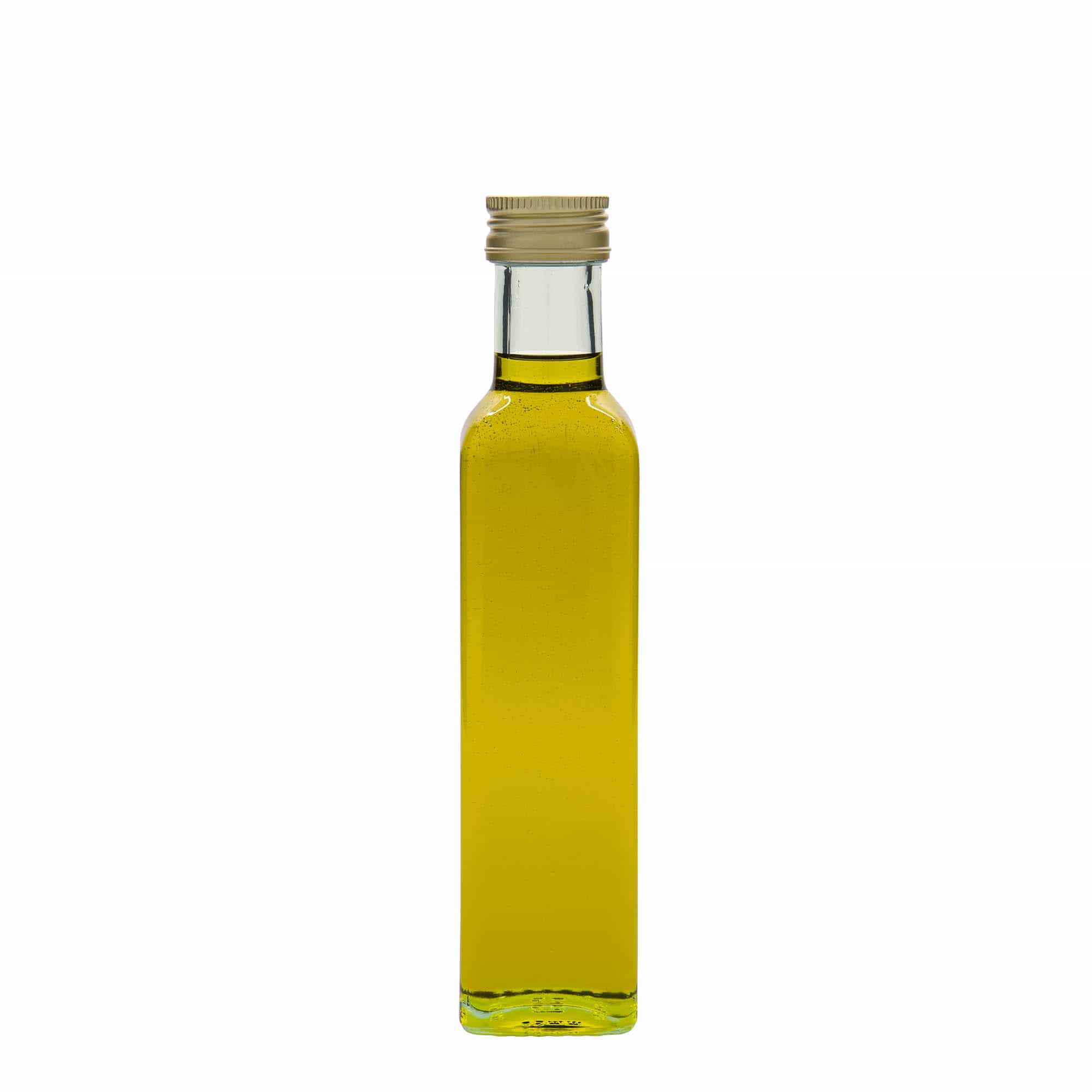 250 ml sklenená fľaša 'Marasca', štvorcová, hrdlo: PP 31,5 250 ml sklenená fľaša 'Marasca', štvorcová, hrdlo: PP 31,5