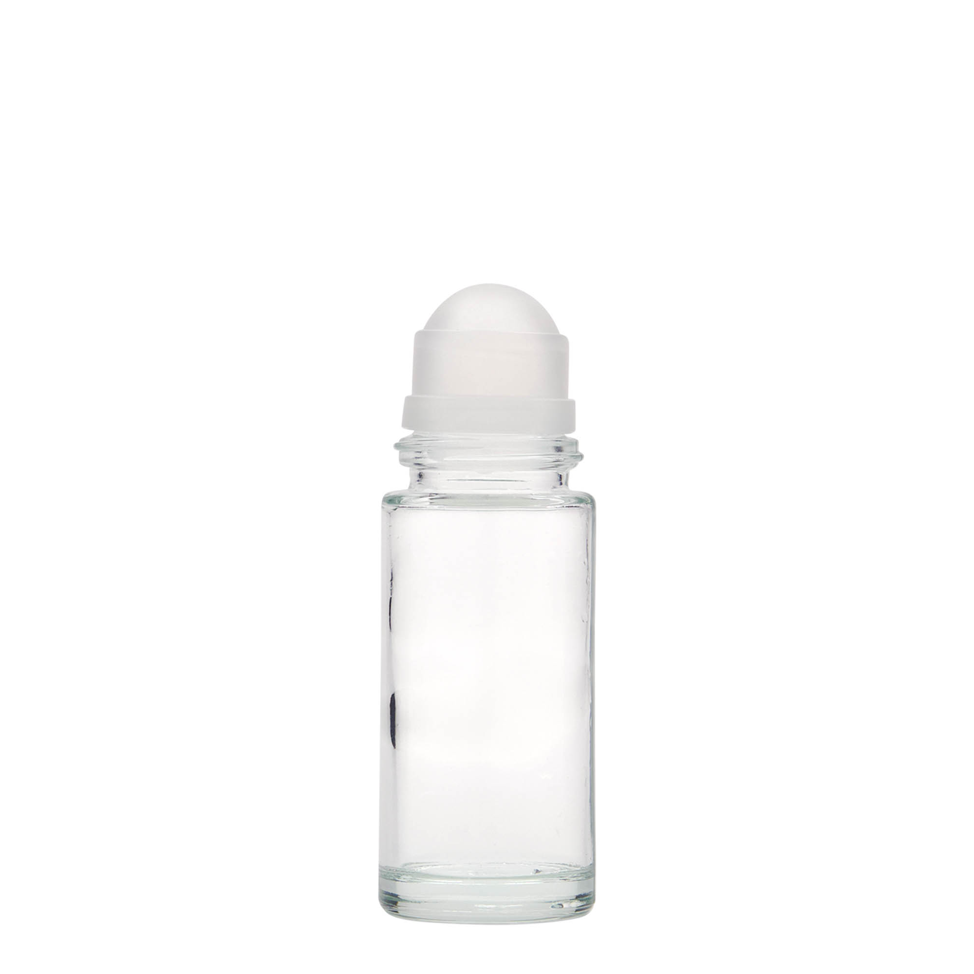 50 ml roll-on fľaštička, sklo, hrdlo: skrutkovací uzáver