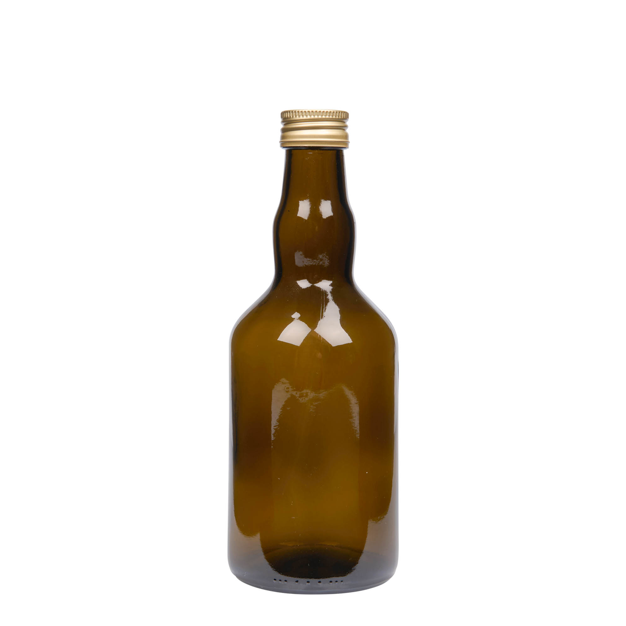 500 ml sklenená fľaša 'Olona', antikzelená, hrdlo: PP 31,5