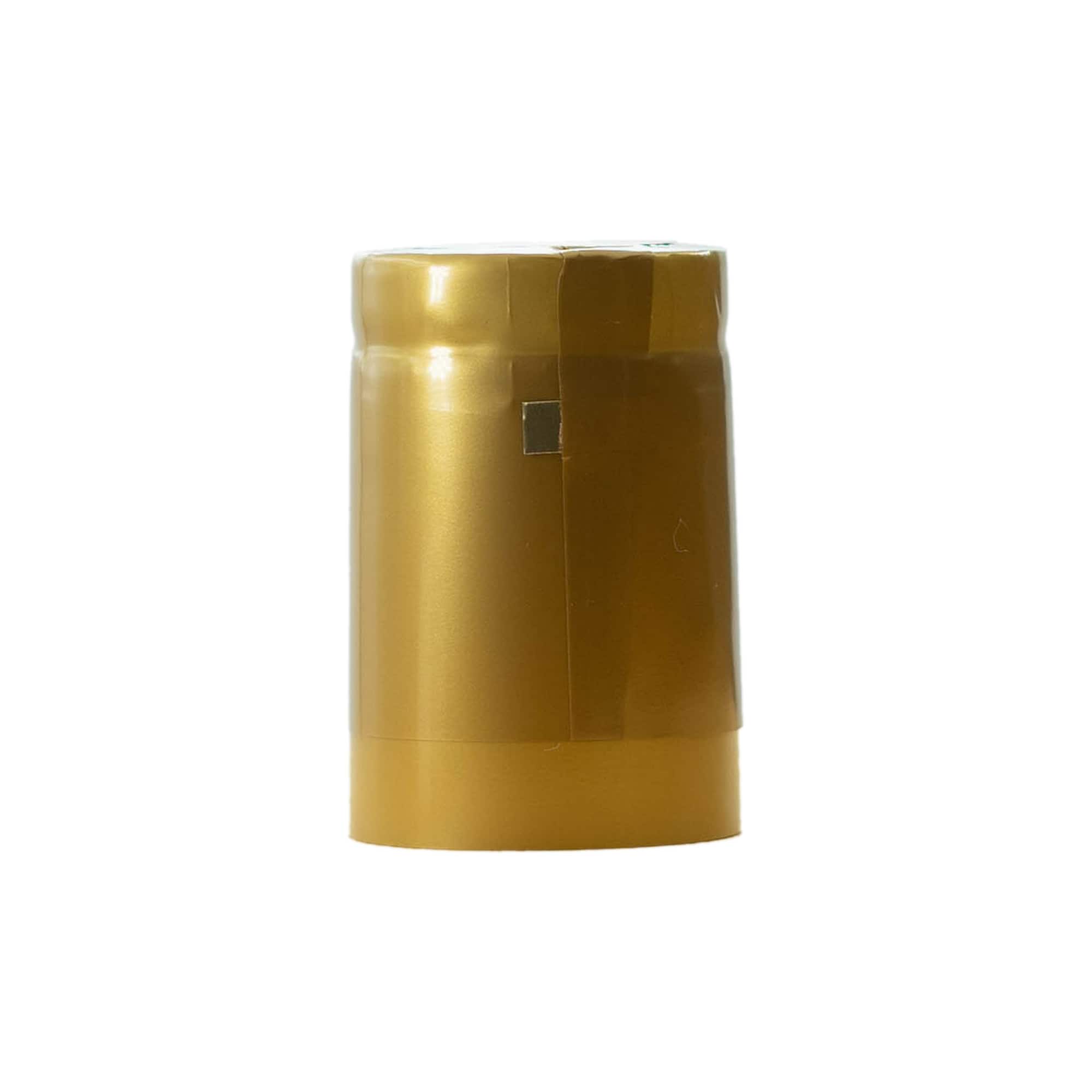 Zmršťovacia kapsula 32x41, PVC-plast, zlatá
