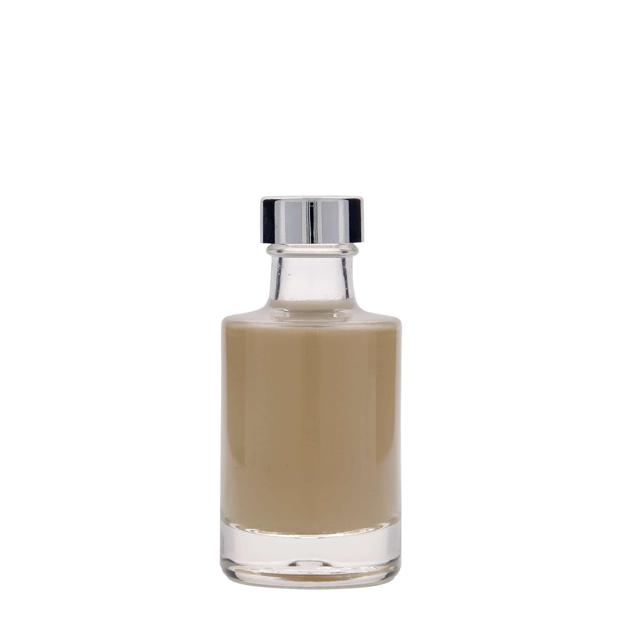 100 ml sklenená fľaša 'Aventura', hrdlo: GPI 28 100 ml sklenená fľaša 'Aventura', hrdlo: GPI 28