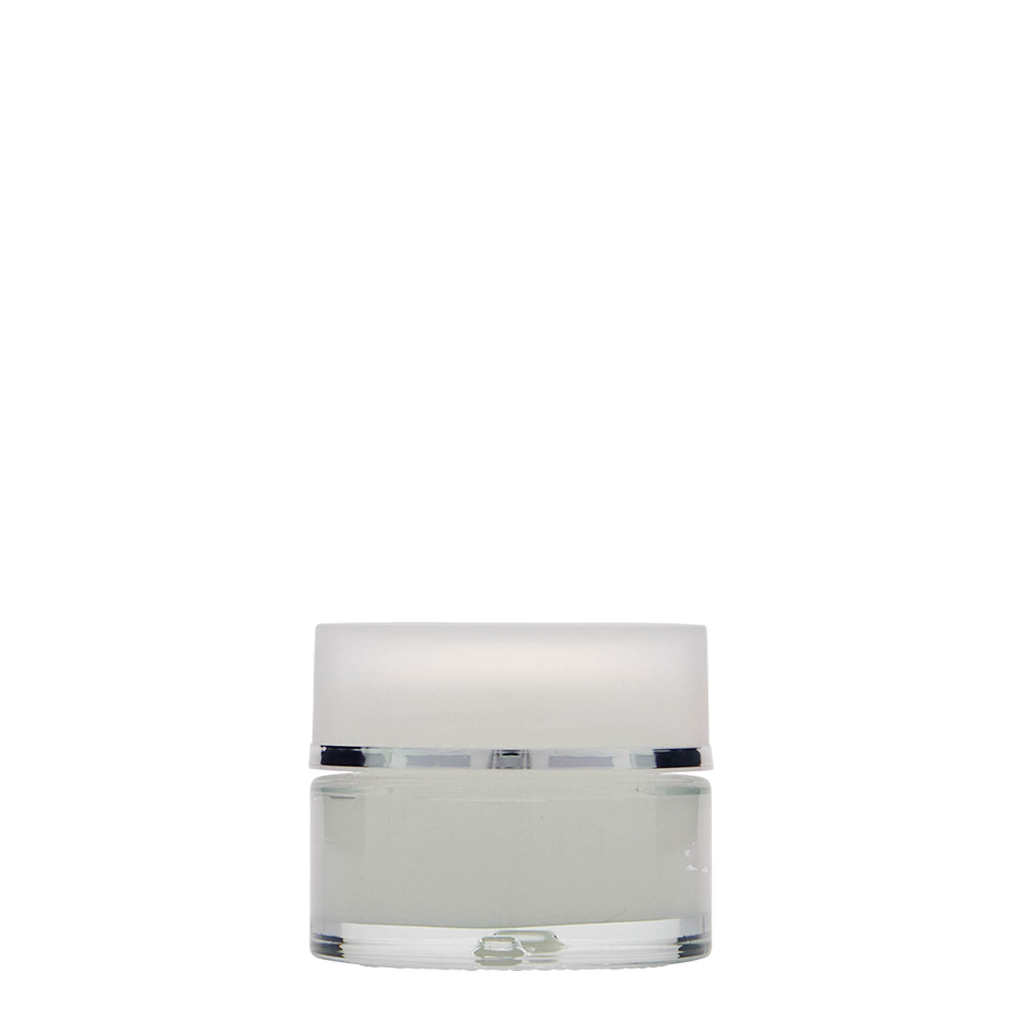 30 ml téglik 'Clear Edition', sklo, hrdlo: závitové viečko 30 ml téglik 'Clear Edition', sklo, hrdlo: závitové viečko
