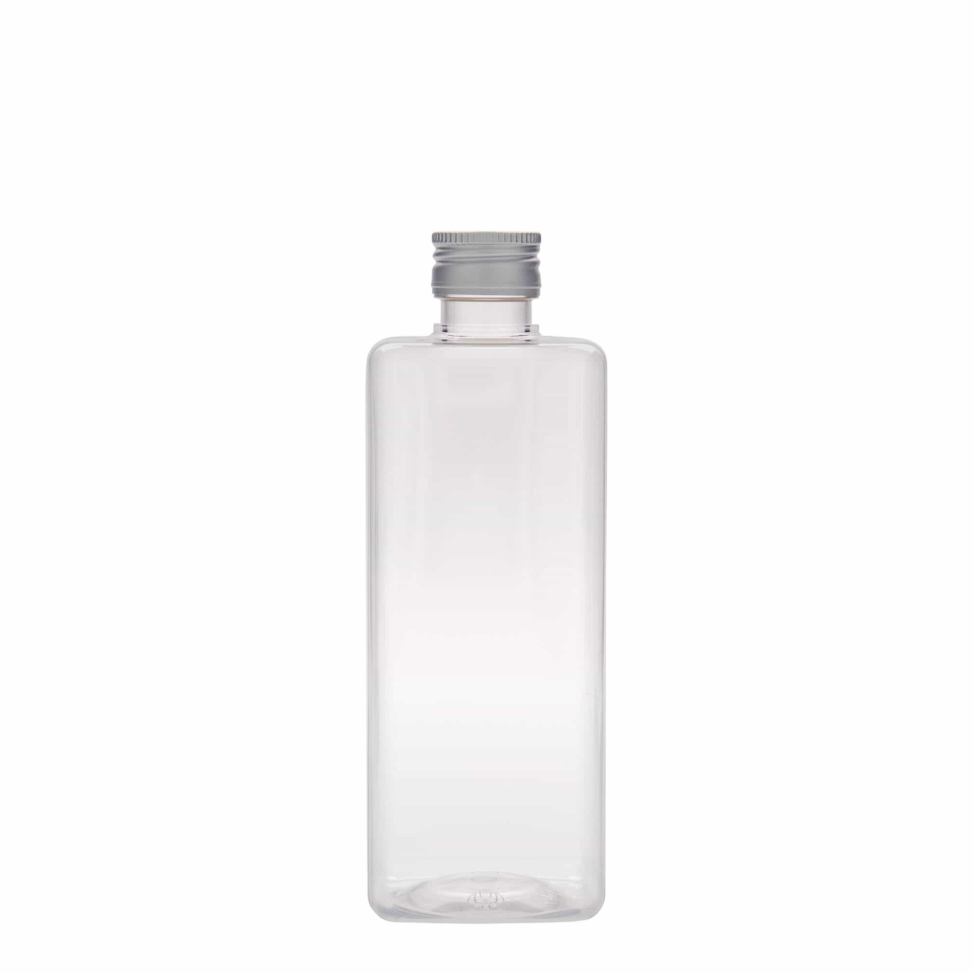 500 ml PET fľaša „Karl“, štvorcová, plast, hrdlo: PP 28