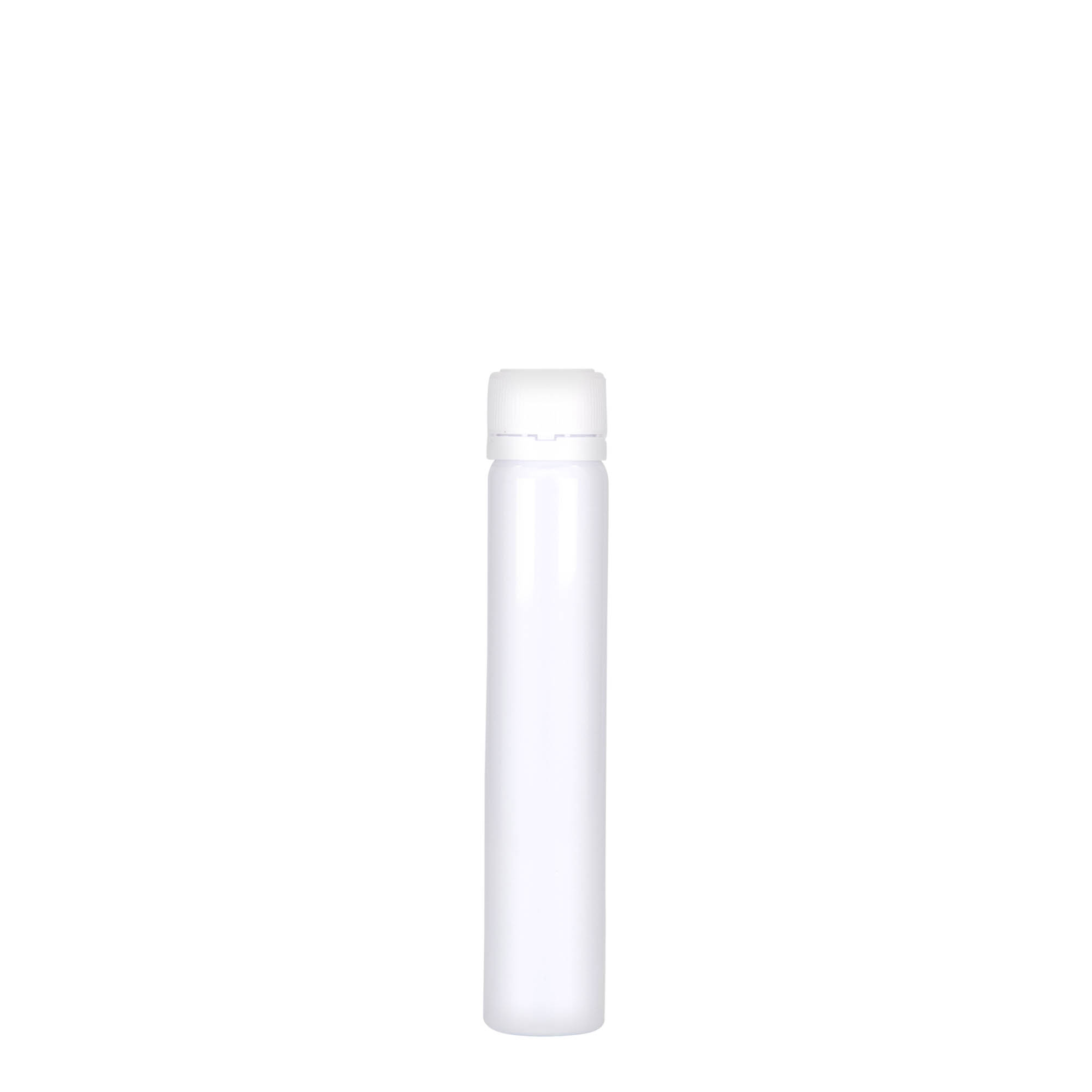 25 ml PET-trubička, plast, biela, hrdlo: skrutkovací uzáver 25 ml PET-trubička, plast, biela, hrdlo: skrutkovací uzáver