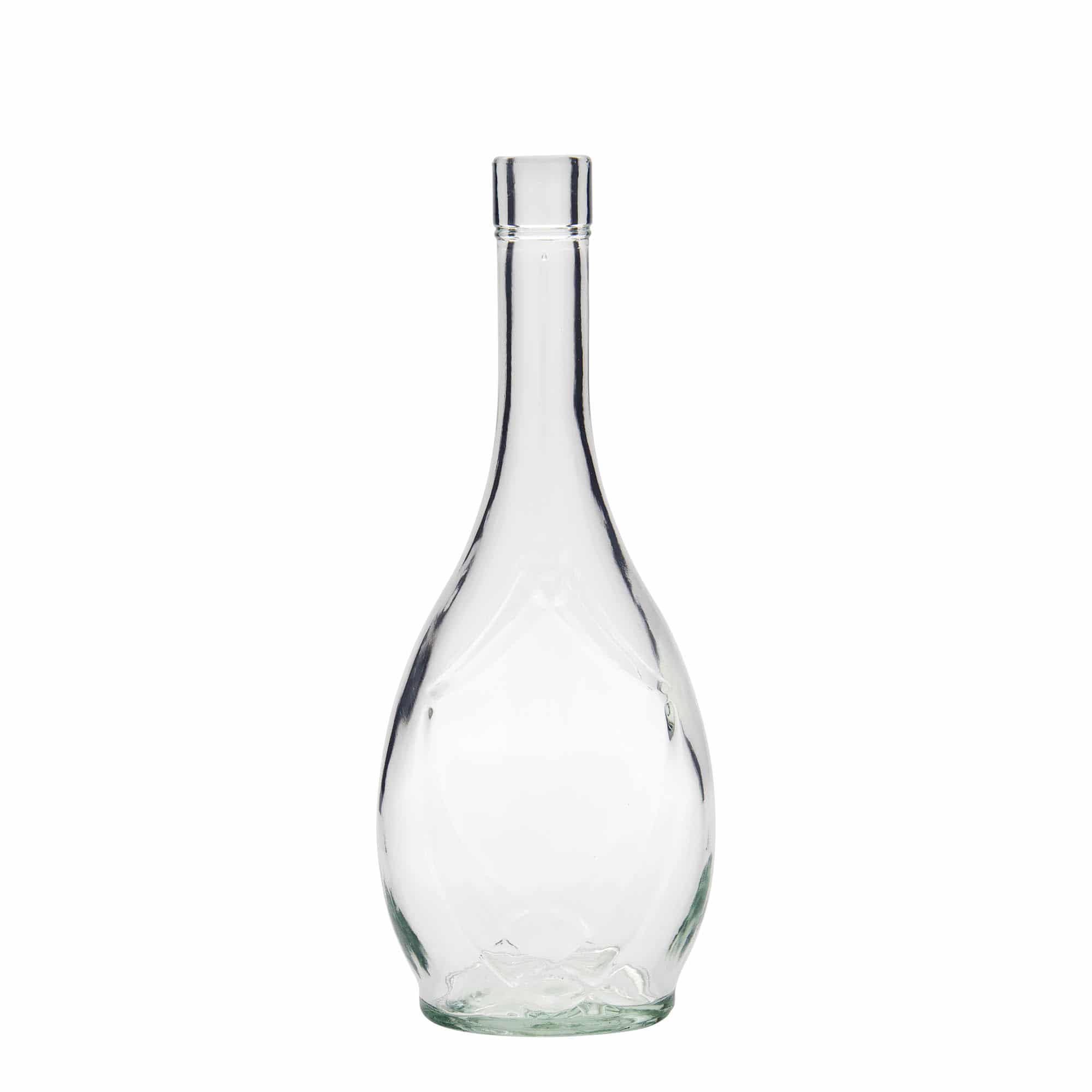 500 ml sklená fľaša „Saragossa“, oválna, hrdlo: korok 500 ml sklená fľaša „Saragossa“, oválna, hrdlo: korok