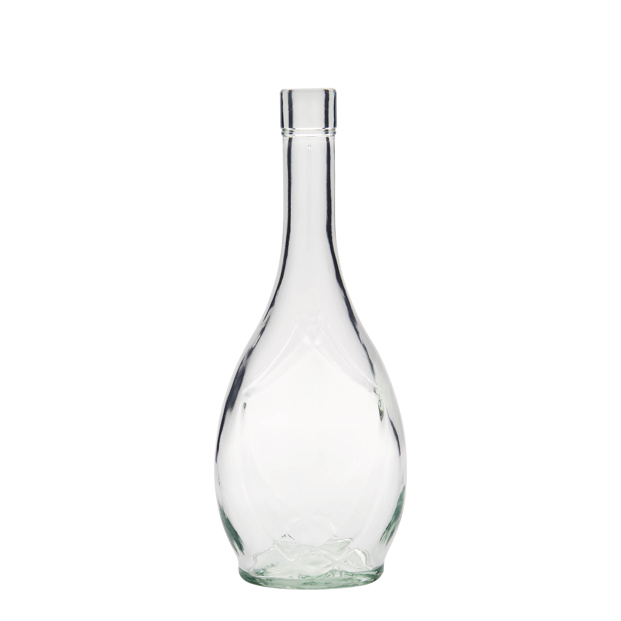 500 ml sklenená fľaša 'Saragossa', oválna, hrdlo: korok 500 ml sklenená fľaša 'Saragossa', oválna, hrdlo: korok