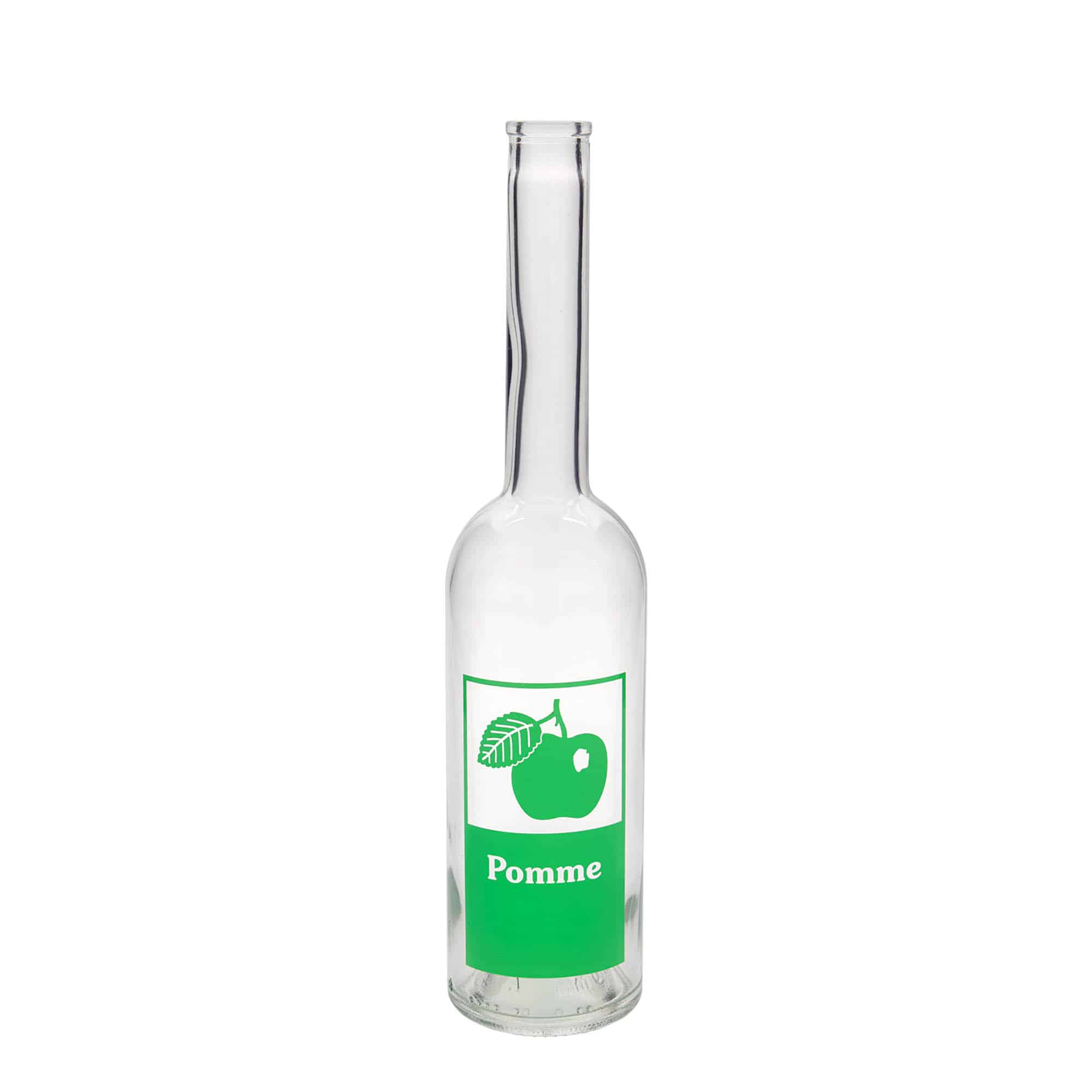 500 ml sklená fľaša „Opera“, motív: Pomme, hrdlo: korok 500 ml sklená fľaša „Opera“, motív: Pomme, hrdlo: korok