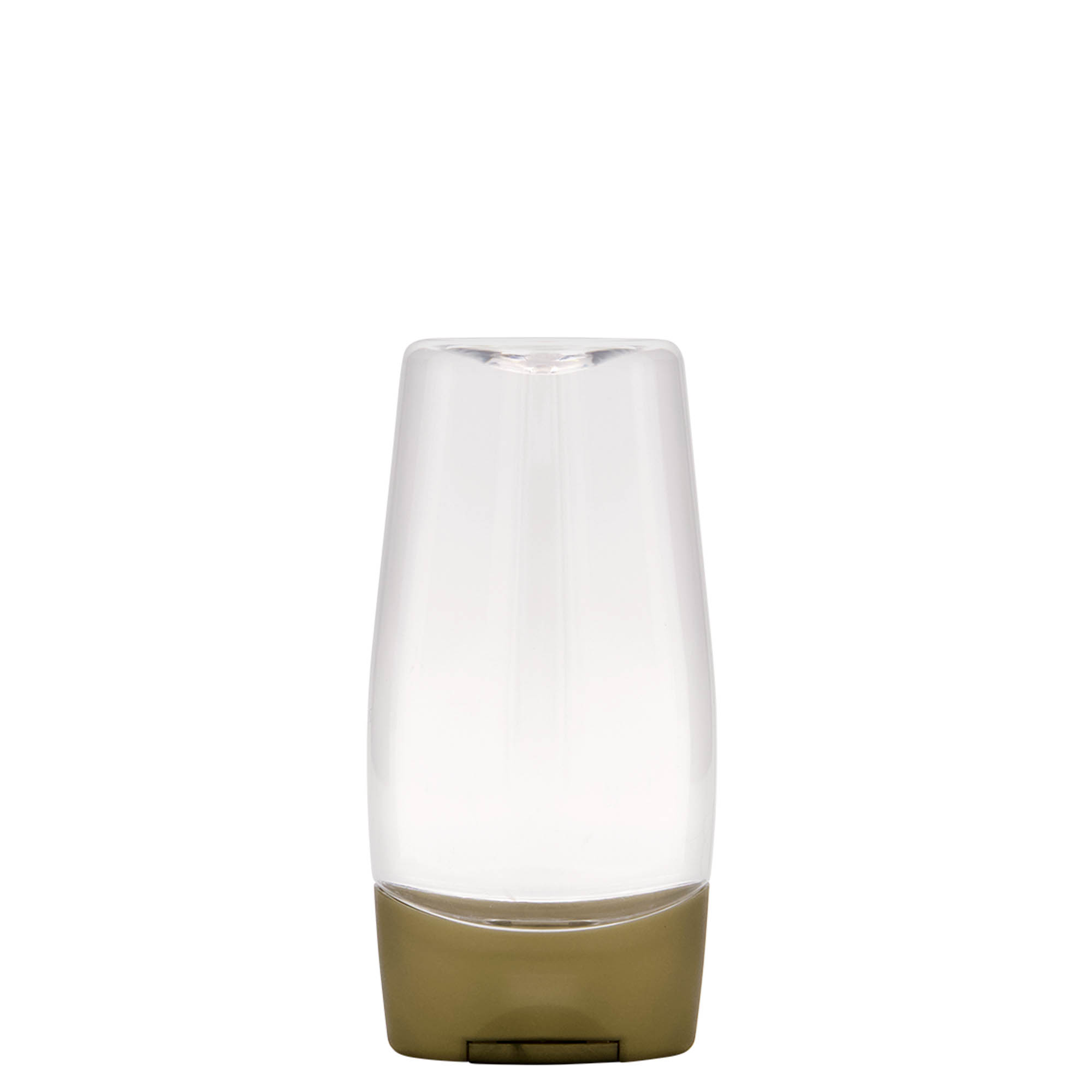 200 ml PET fľaša 'Squeeze', oválna, plastová